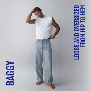 Bootcut. Loose and oversized from hip to hem