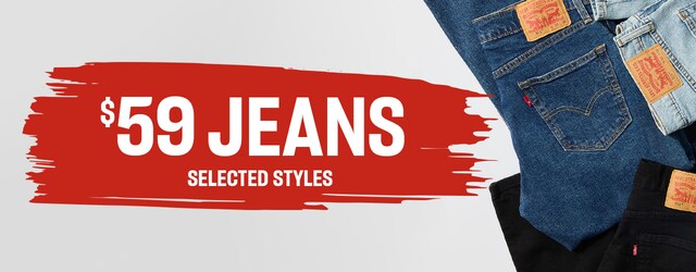 Jeans from $59. Selected Styles.
