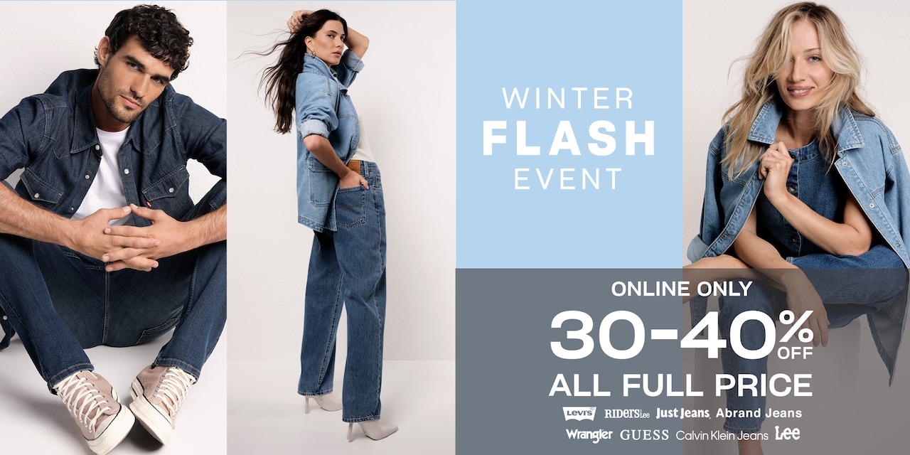 Winter Flash Event. Online only, ends Thursday. 30-40% Off All Full Price.