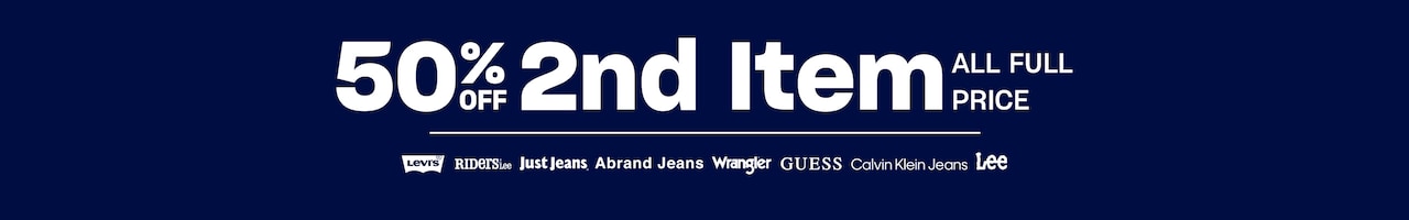 50% off 2nd item. All full price