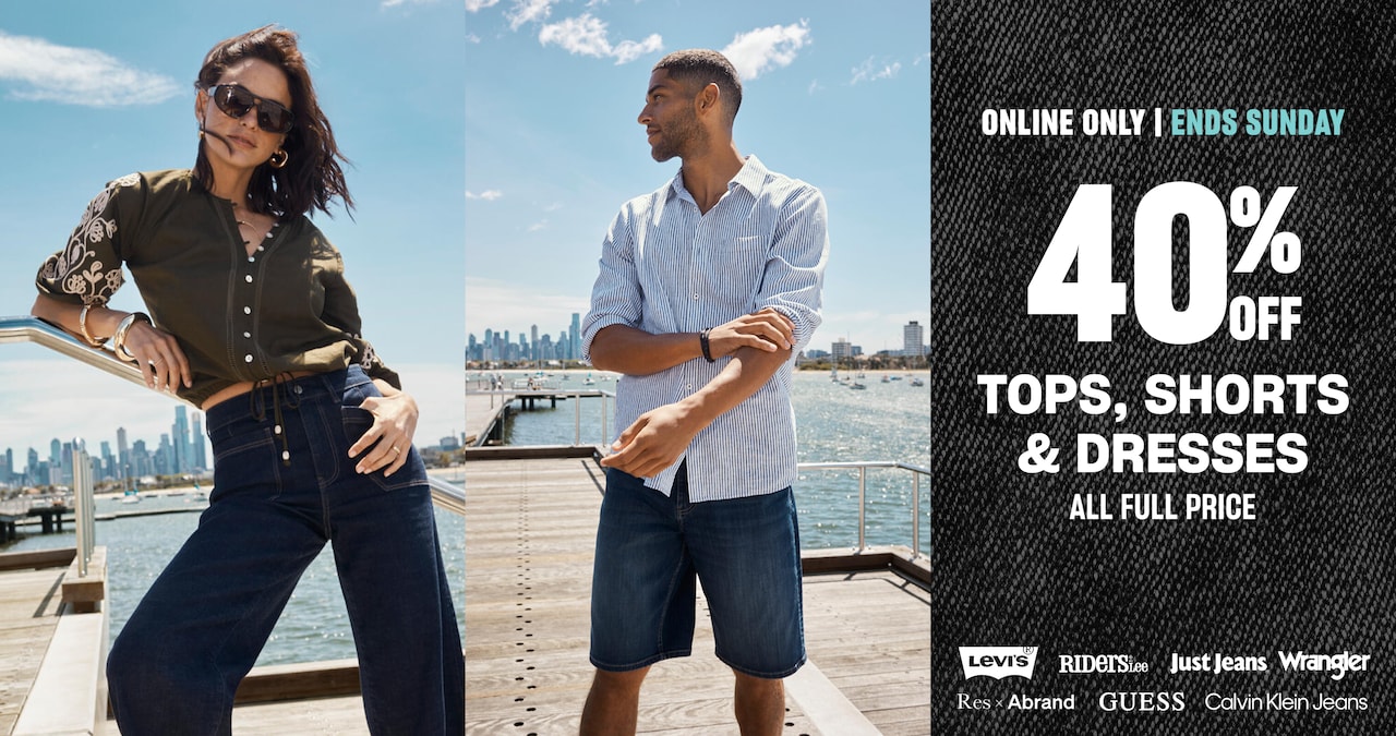 New Denim Scene. 50% Off 2nd Item All Full Price