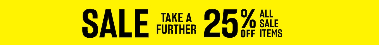 Sale Take A Further 25% Off All Sale Items