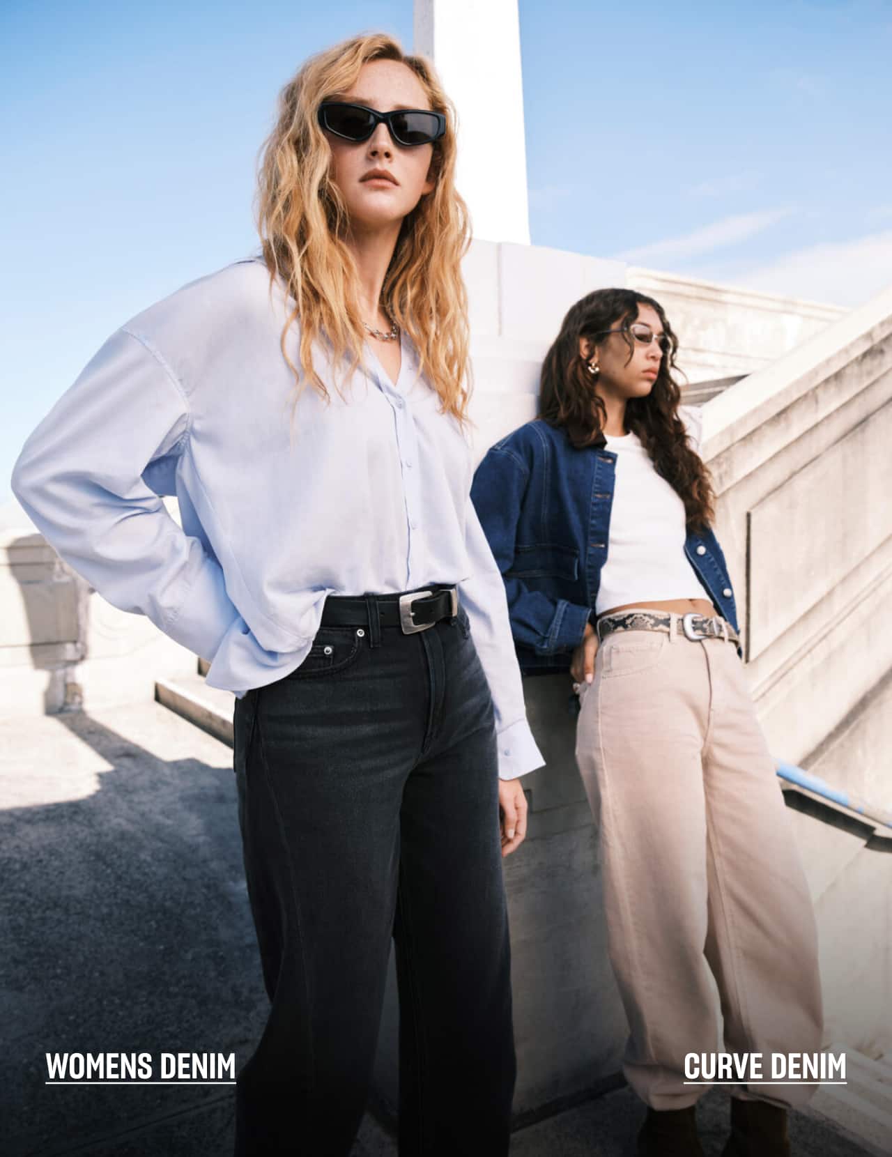 Womens Denim. Curve Denim