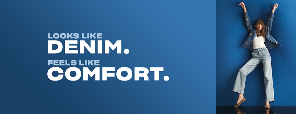 Looks Like Denim, Feels Like Comfort