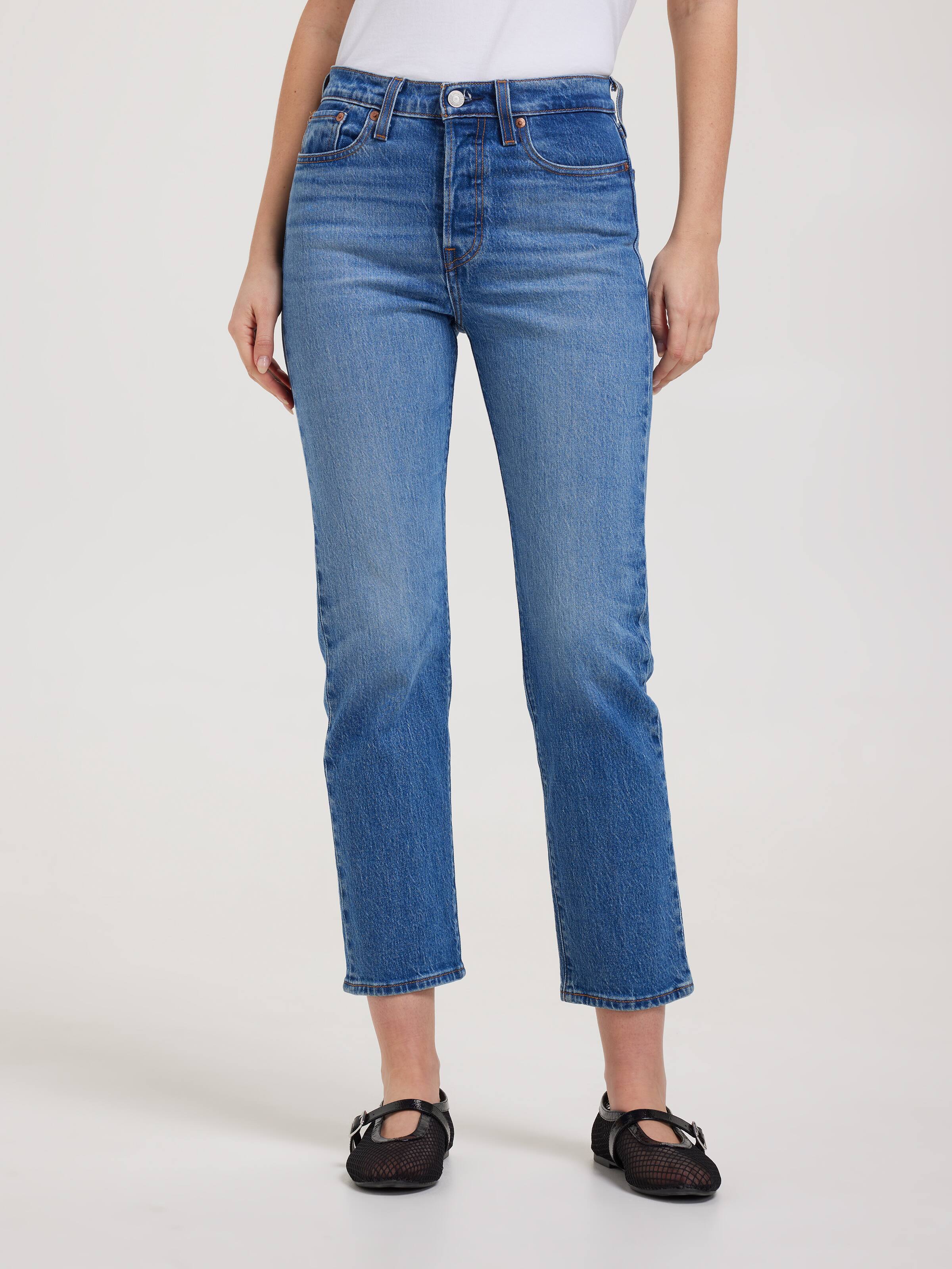 Wedgie Straight Jean In Jive Blue