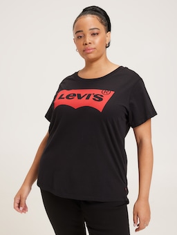 Plus Perfect Tee In Mineral Black