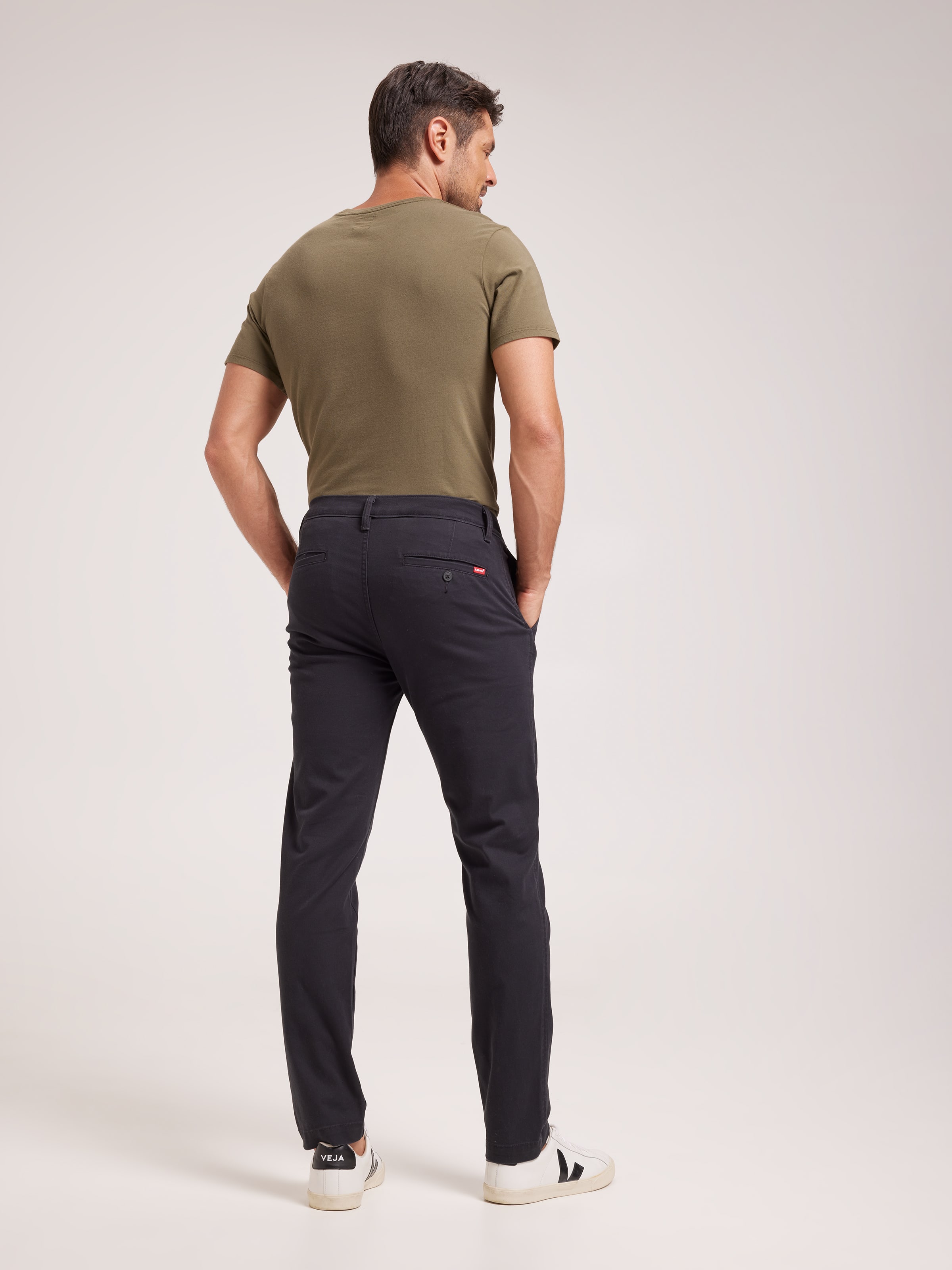 Xx Chino Standard Taper In Mineral Black - Just Jeans Online