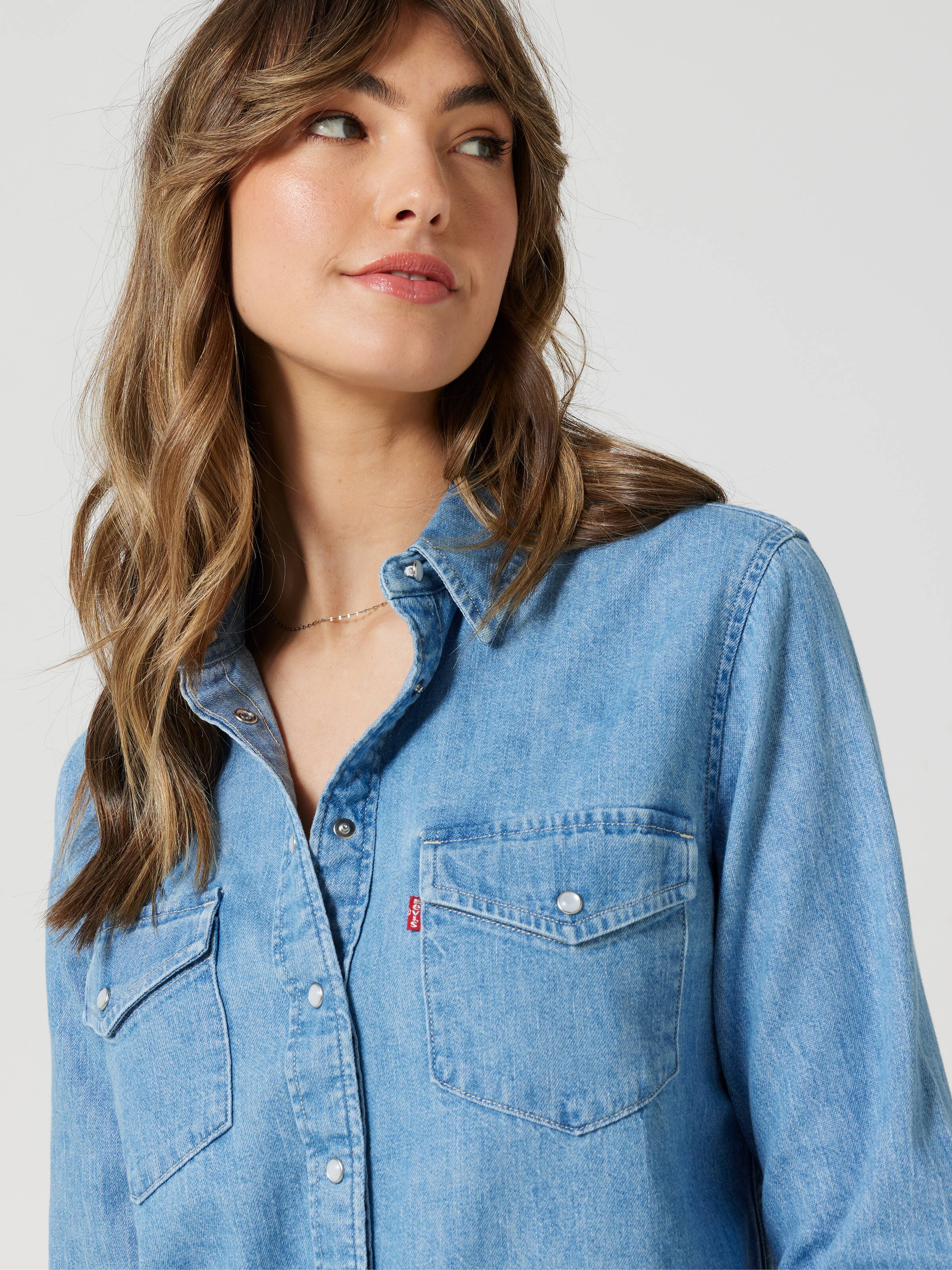 Iconic Western Shirt In Old 517 Blue