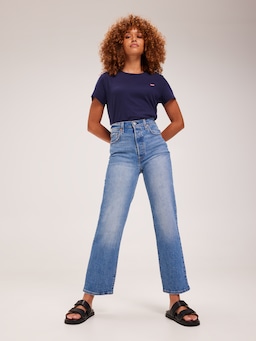 Ribcage Straight Ankle Jean In Dance Around
