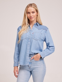 Teodora Western Shirt In Done And Dusted