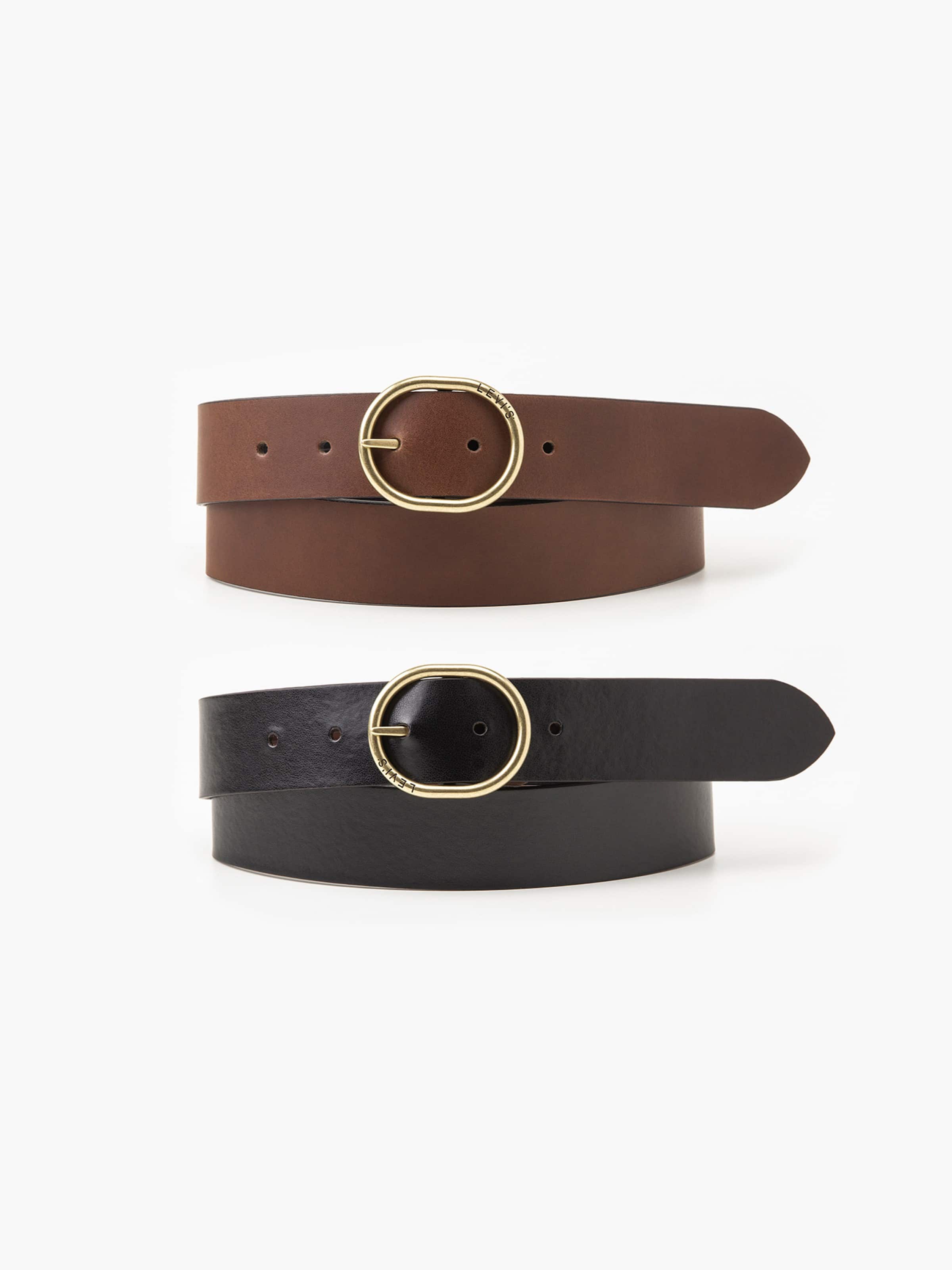 Arletha Reversible Belt In Brown
