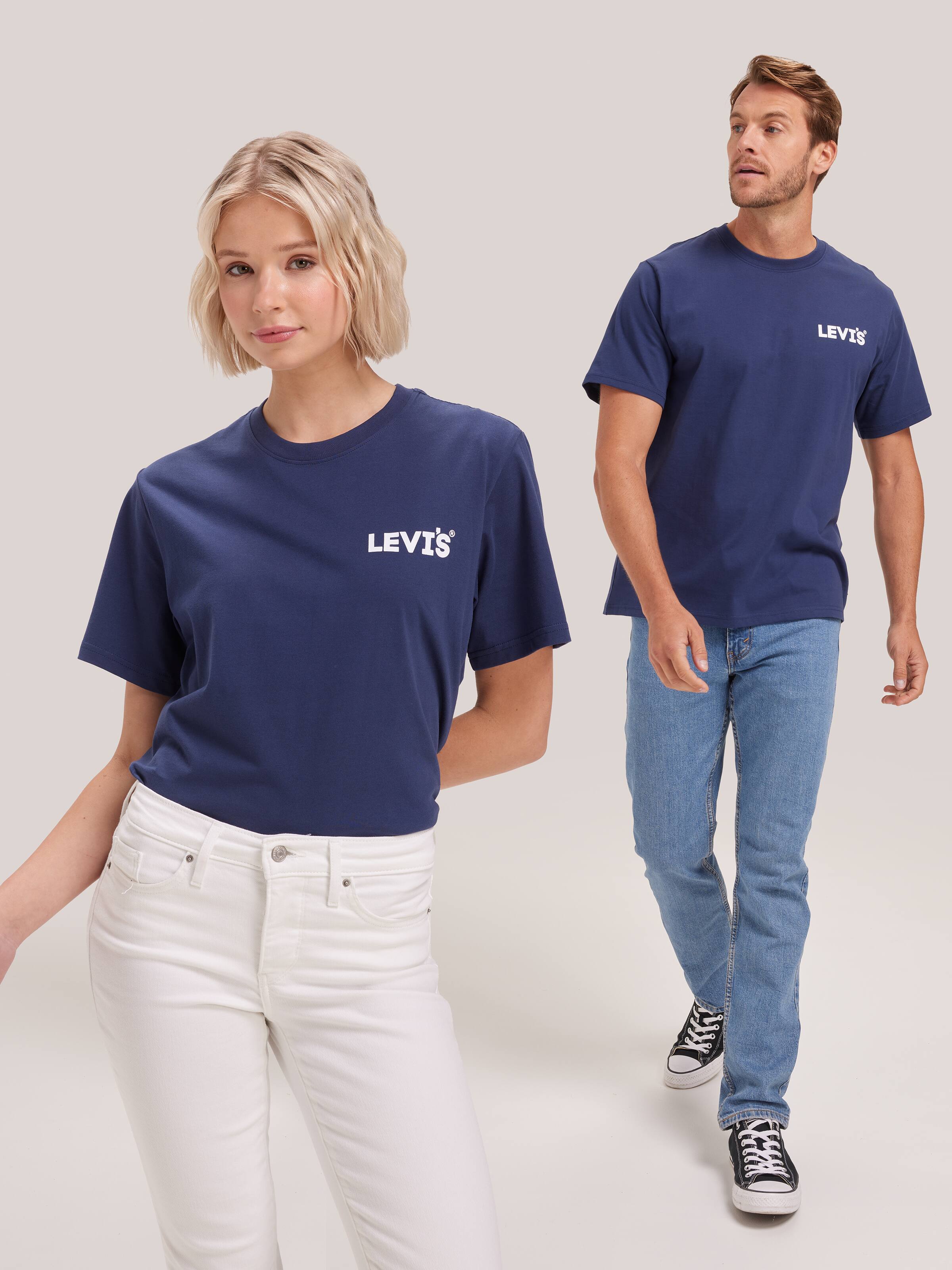 Relaxed Tee In Naval