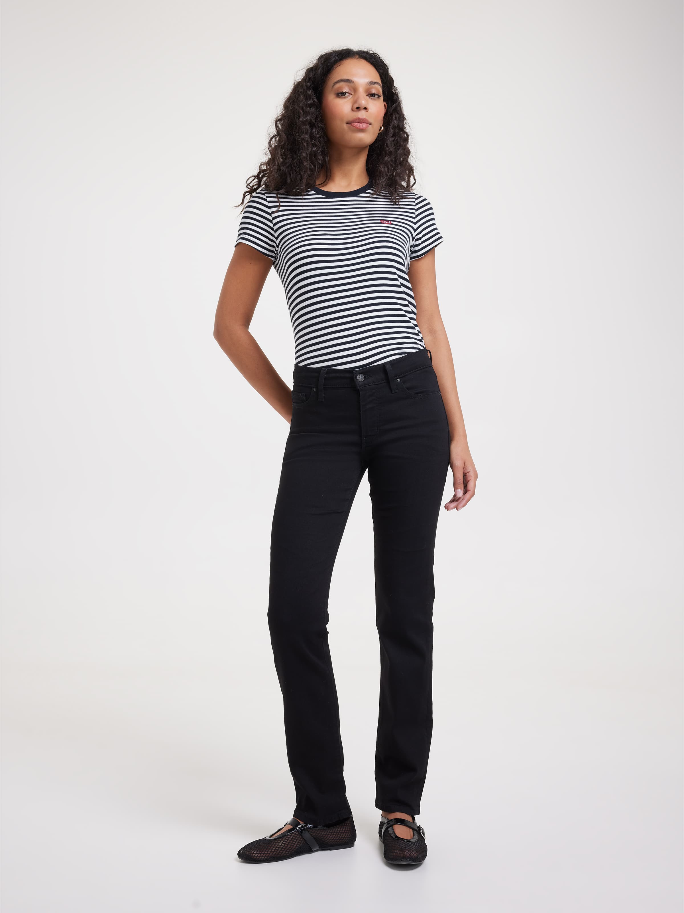 314 Shaping Straight Jean In Midnight Gaze
