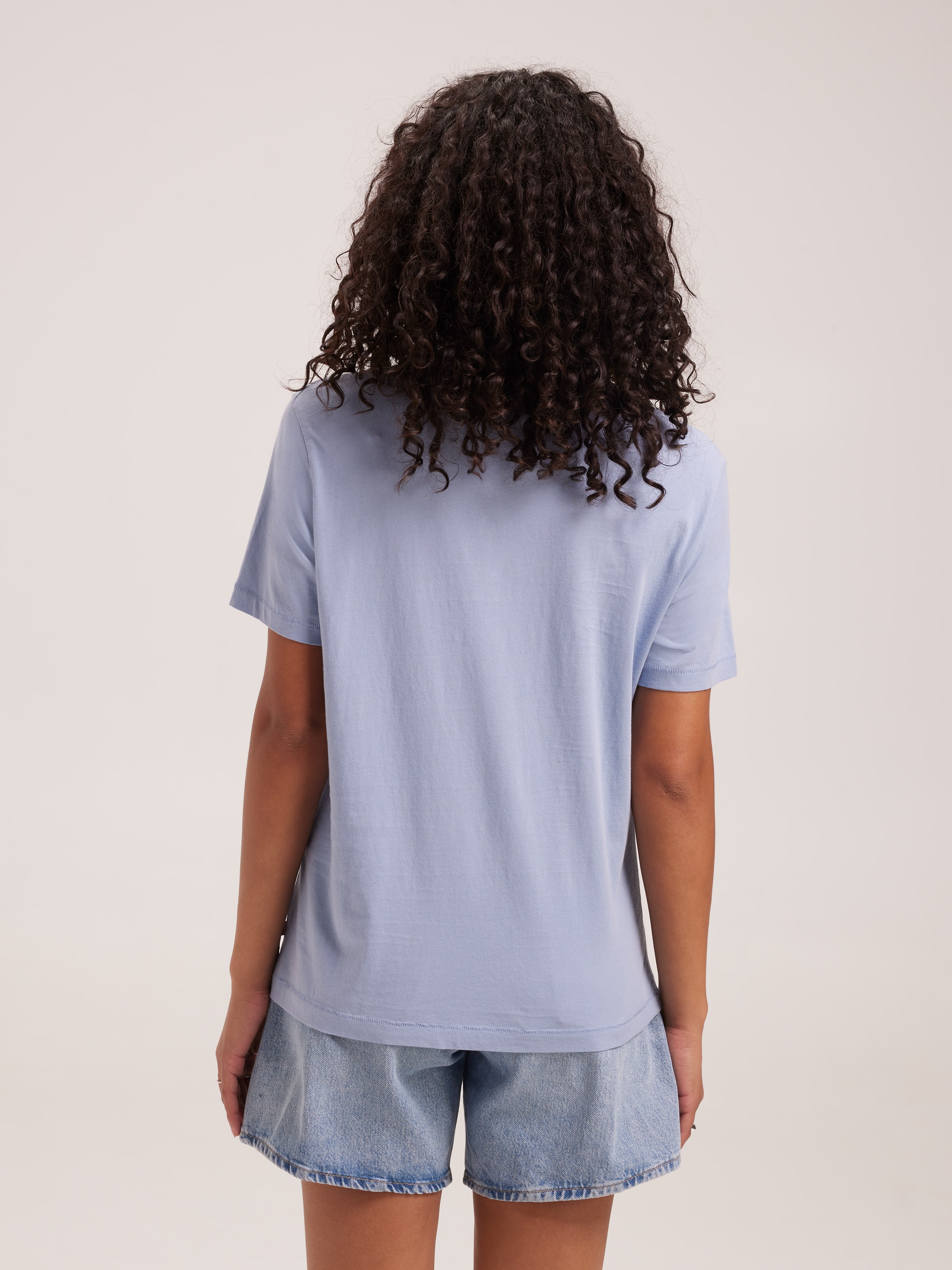 Image for Graphic Iconic Tee In Archival Script Forever Blue from JustGroupNZ
