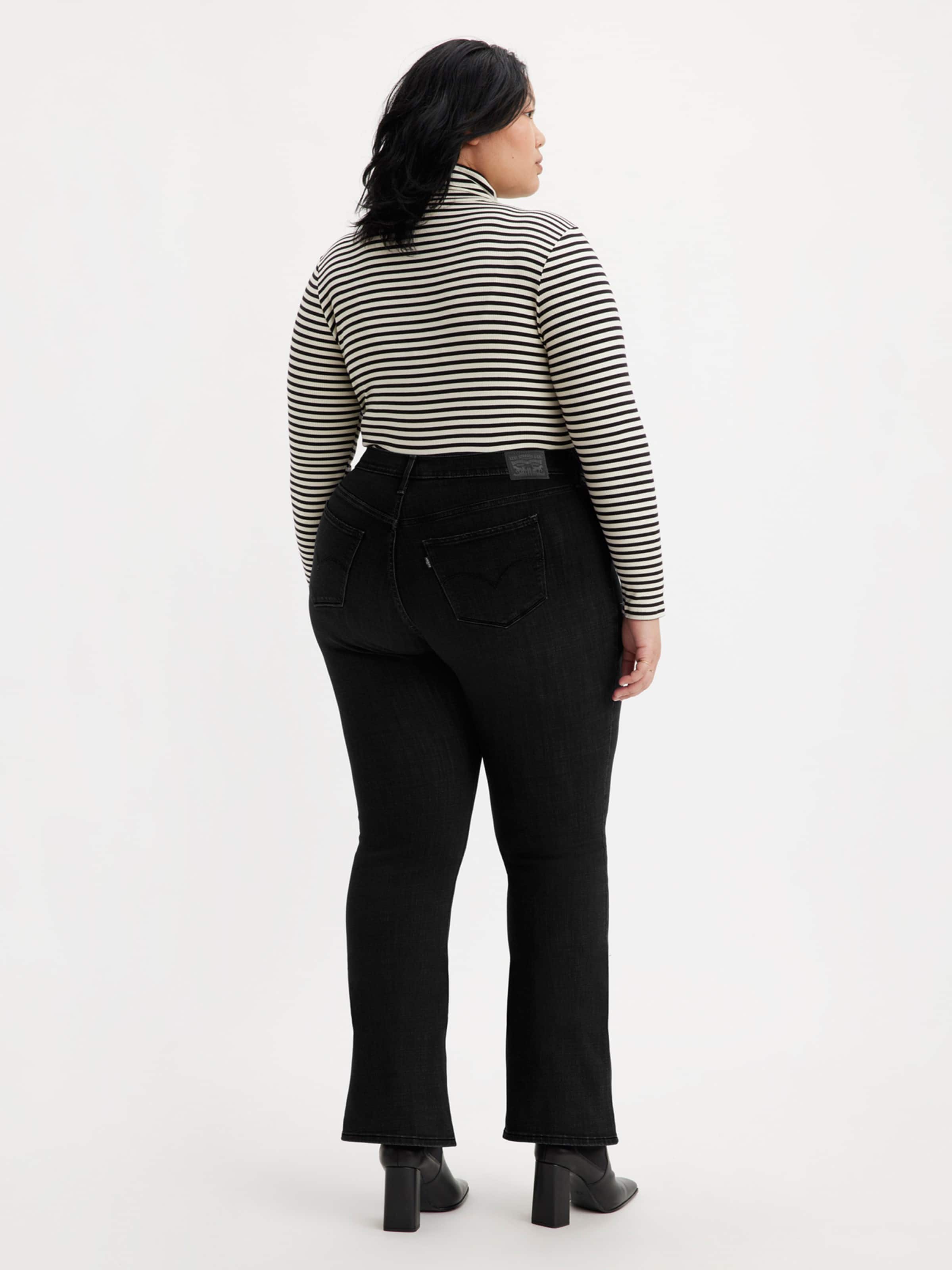 Curve 315 Shaping Bootcut Jean In Soft Black