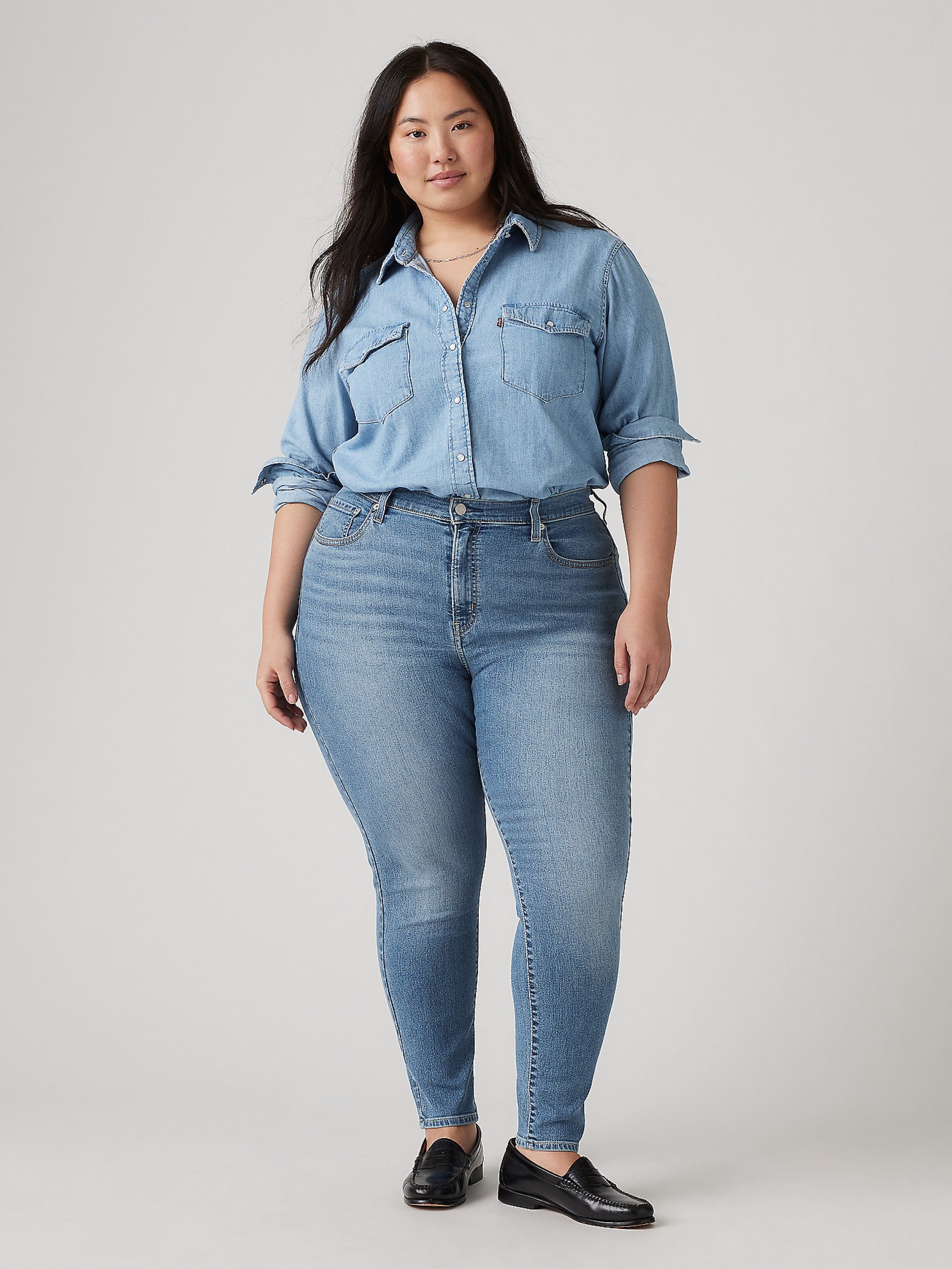 721 Plus Hi-Rise Skinny In Eternal Indigo Mid