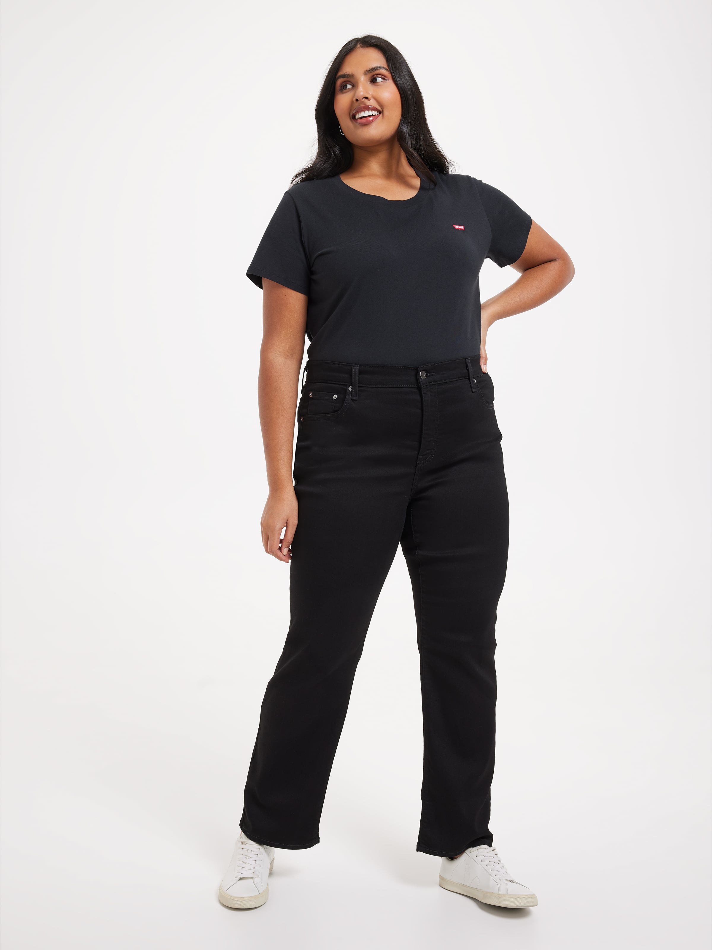 Curve 724 High Rise Jean In Soft Black