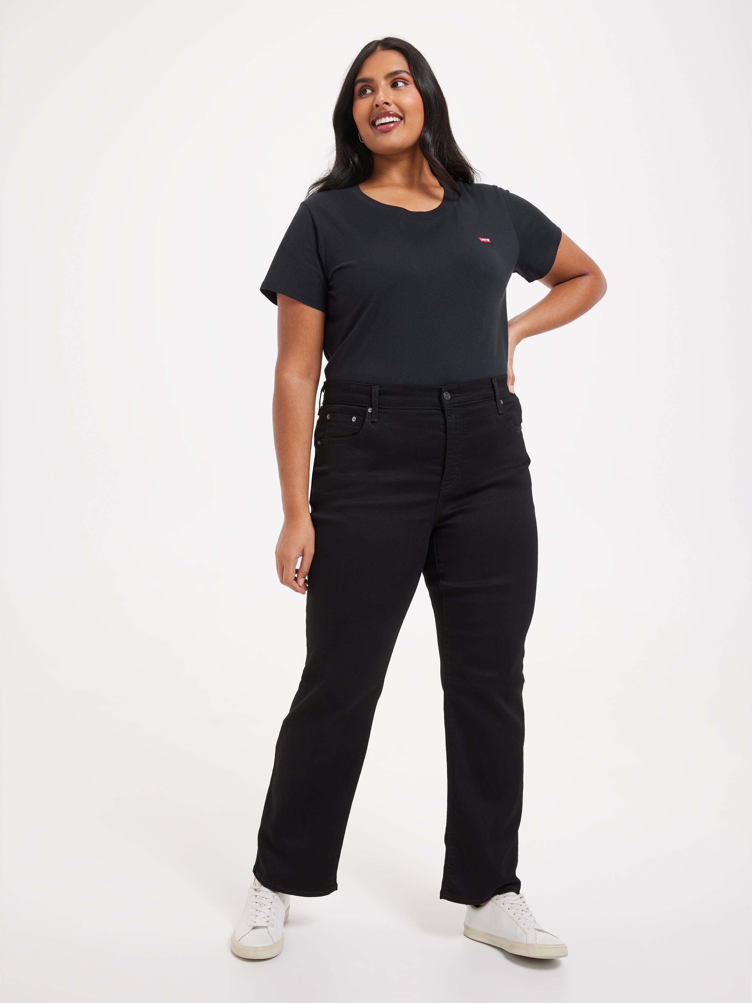 Image for Curve 724 High Rise Straight In Soft Black from JustGroupNZ