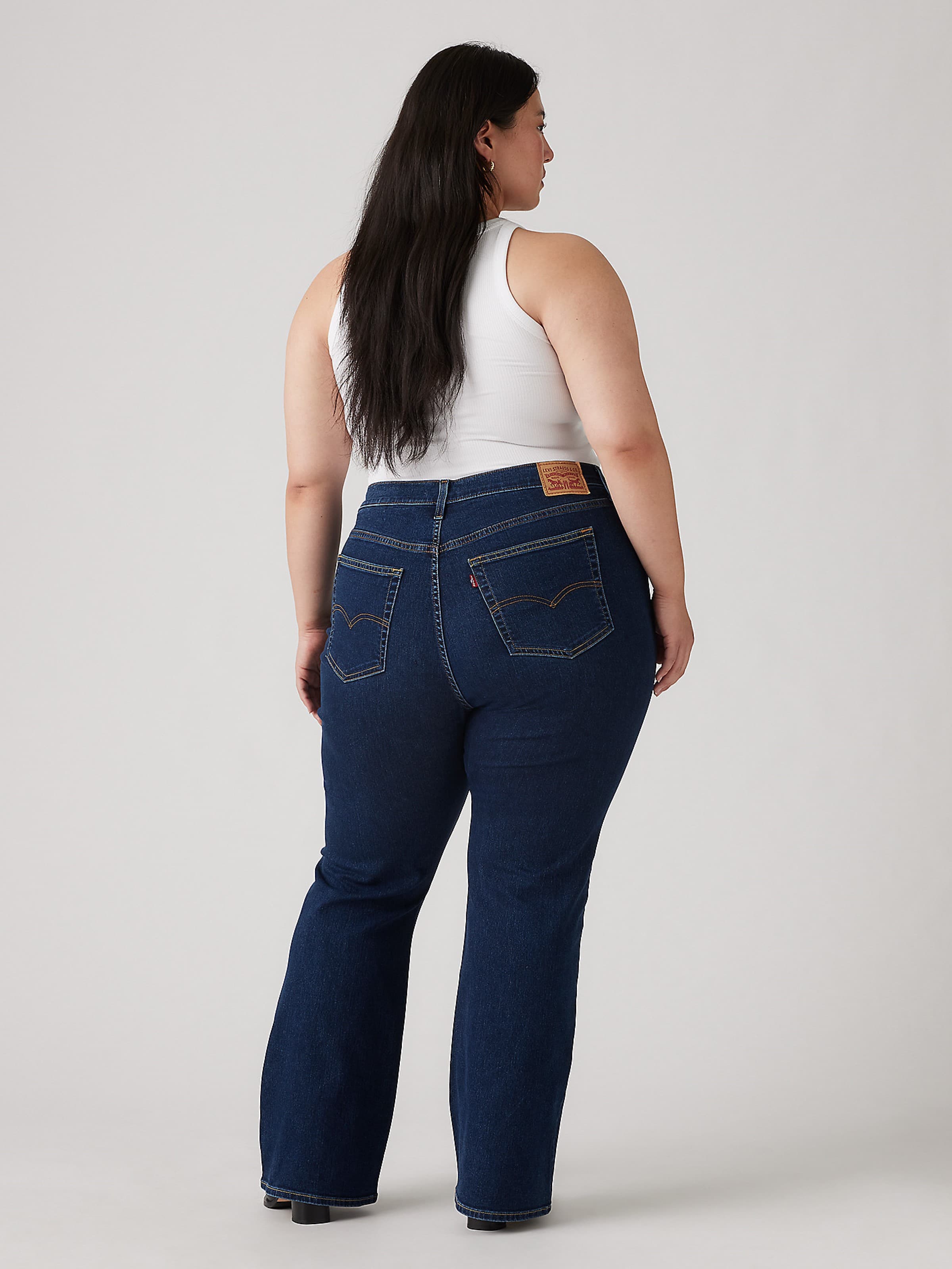Plus High Rise Bootcut In Eternal Indigo Dark