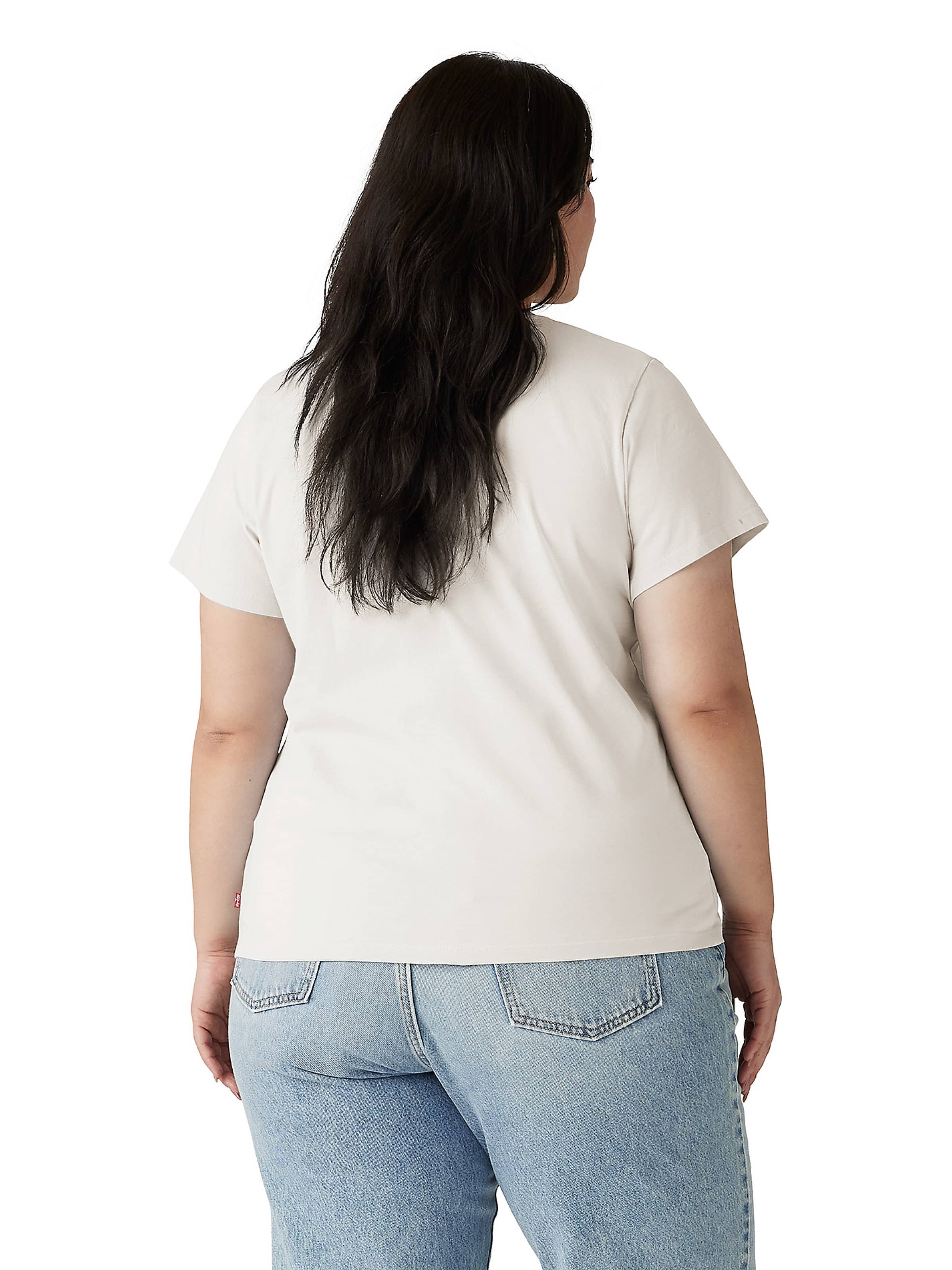 Plus Perfect Tee In Cactus Scene Sugar Swizzle