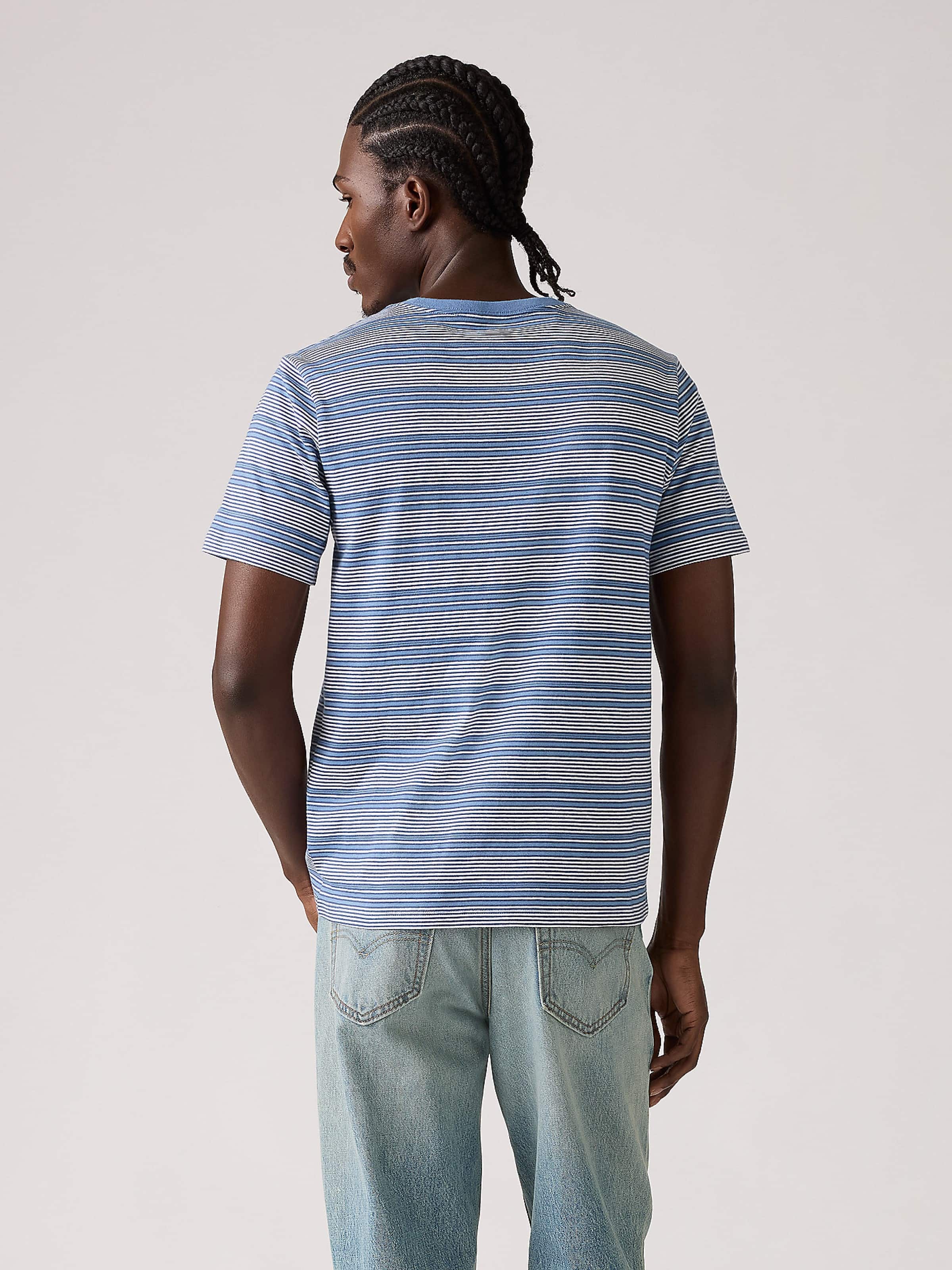 Original Hm Tee In Cuff Stripe Quiet Harbor