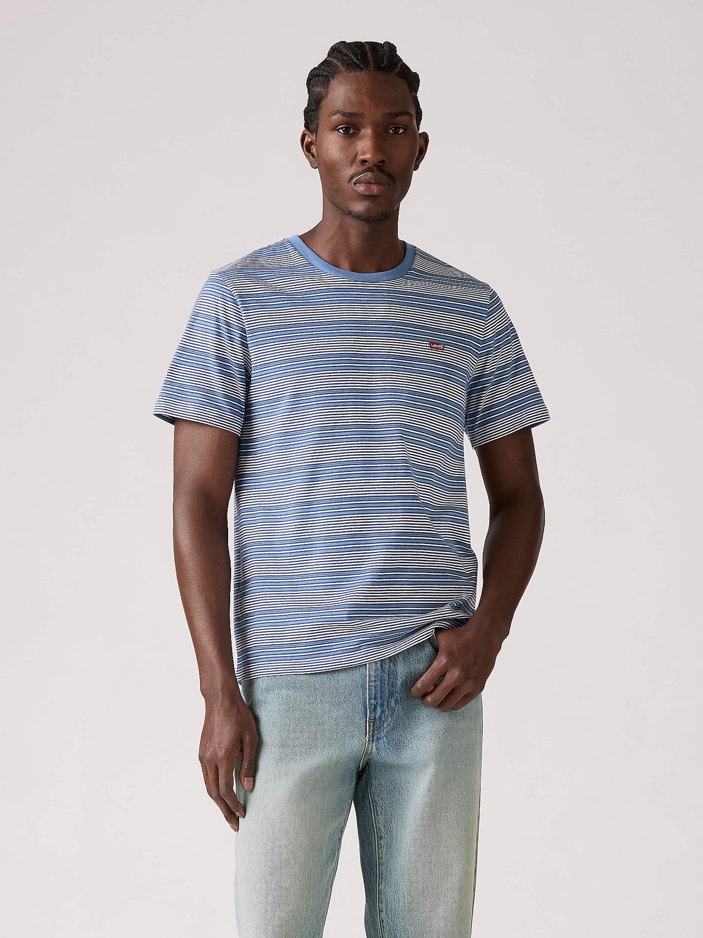 Original Hm Tee In Cuff Stripe Quiet Harbor