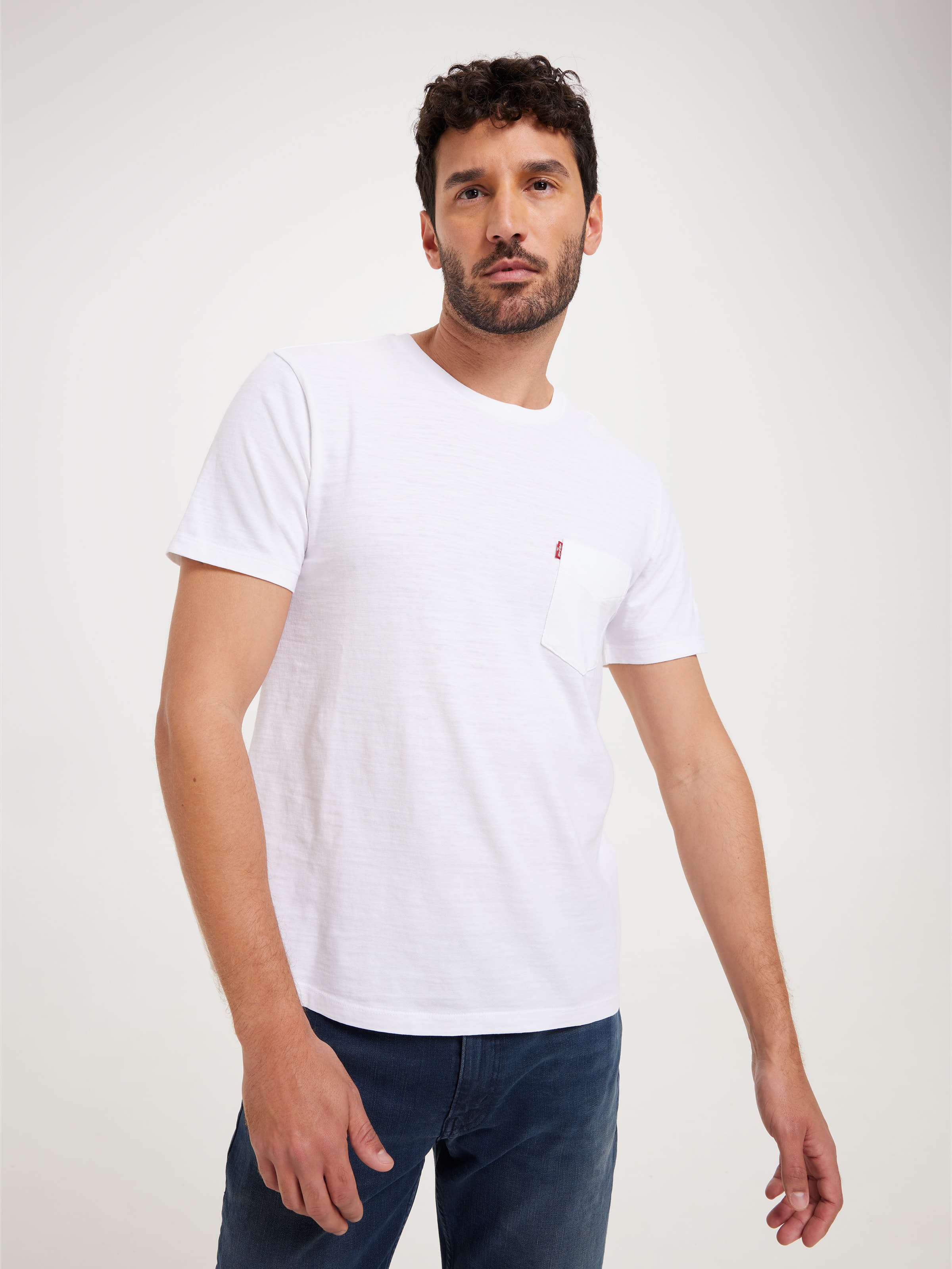 Classic Pocket Tee In White