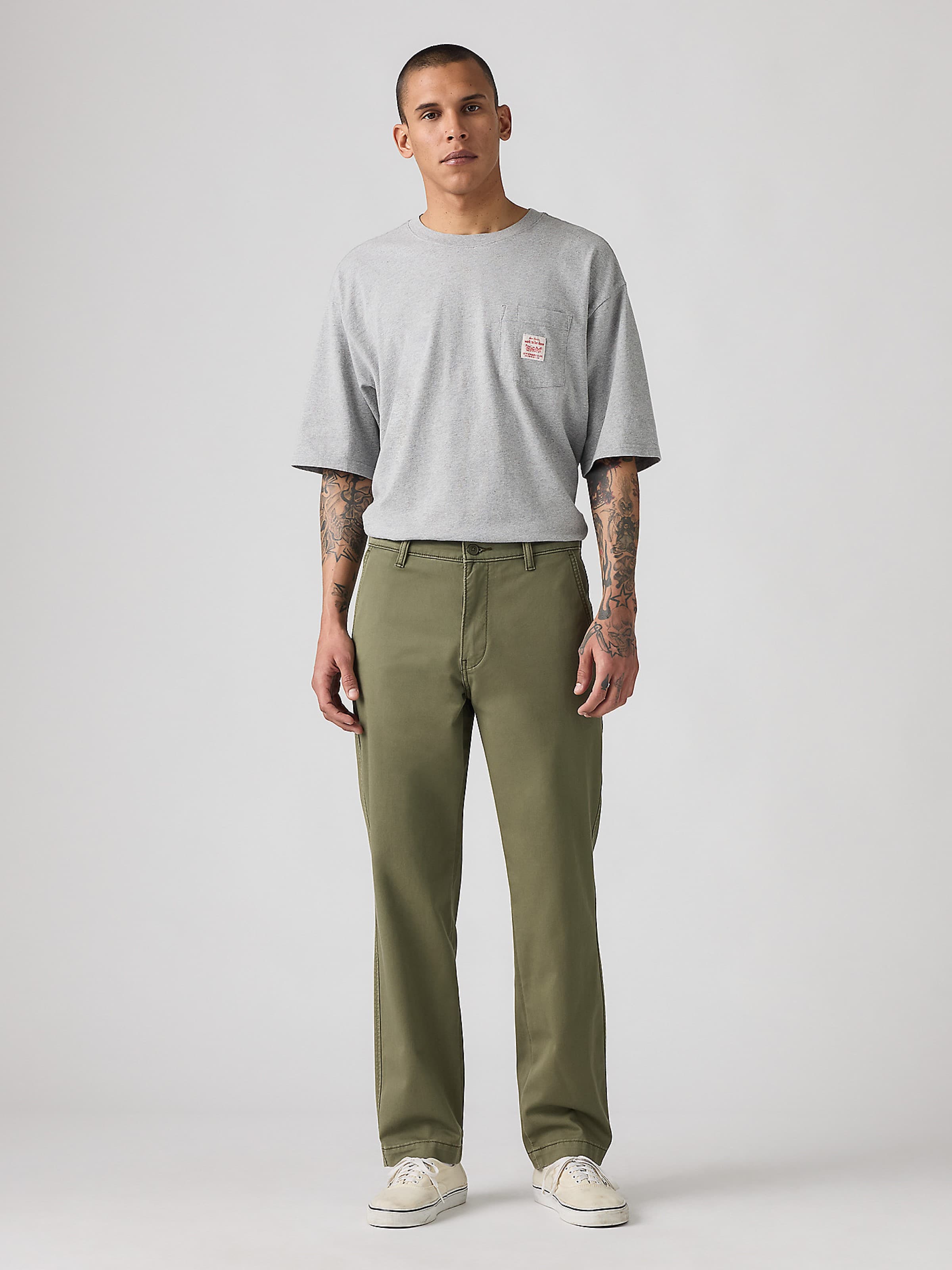 Xx Chino Relax Straight In Olive Night
