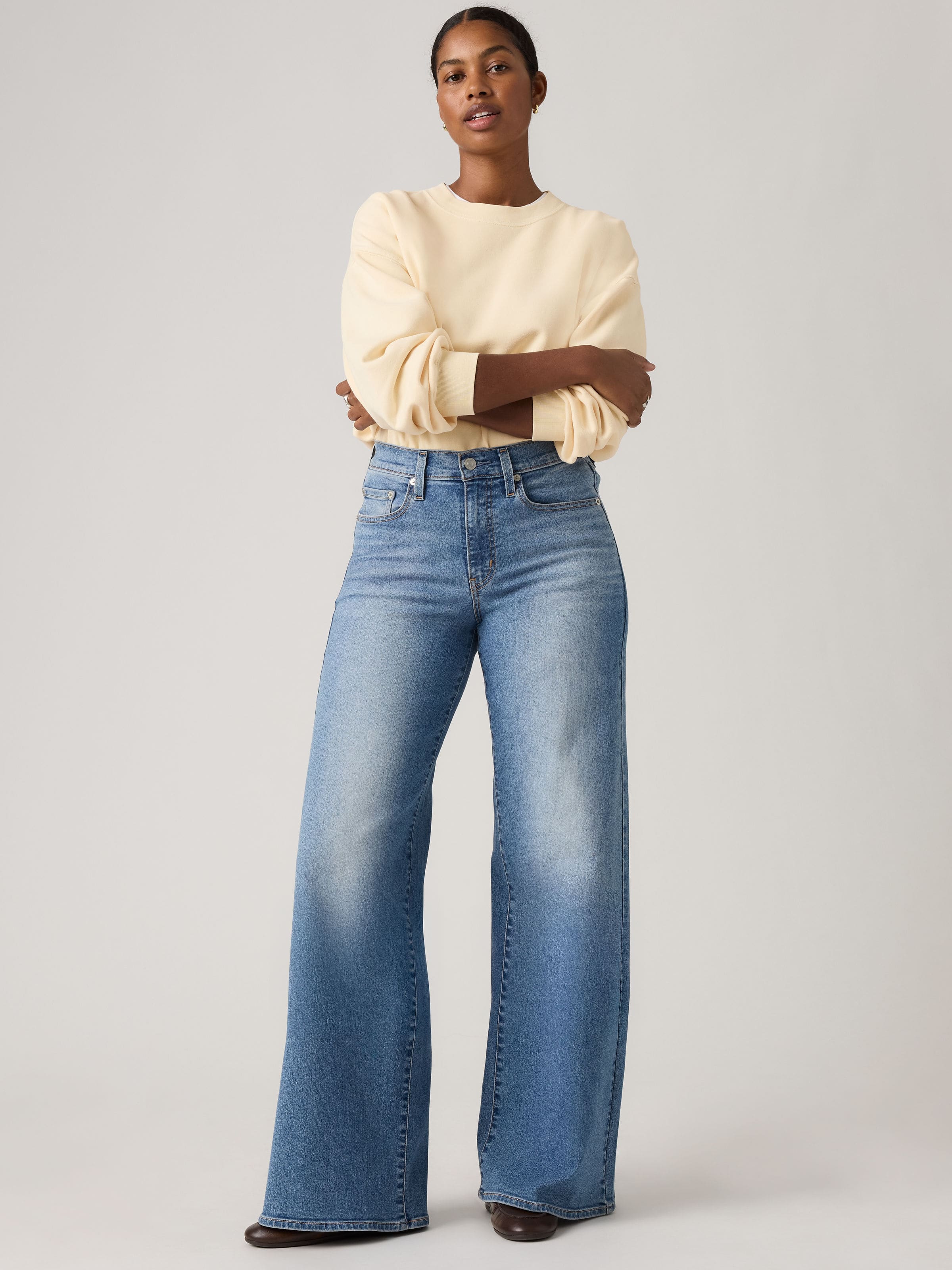 728 High Rise Wide Leg In Eternal Indigo Mid