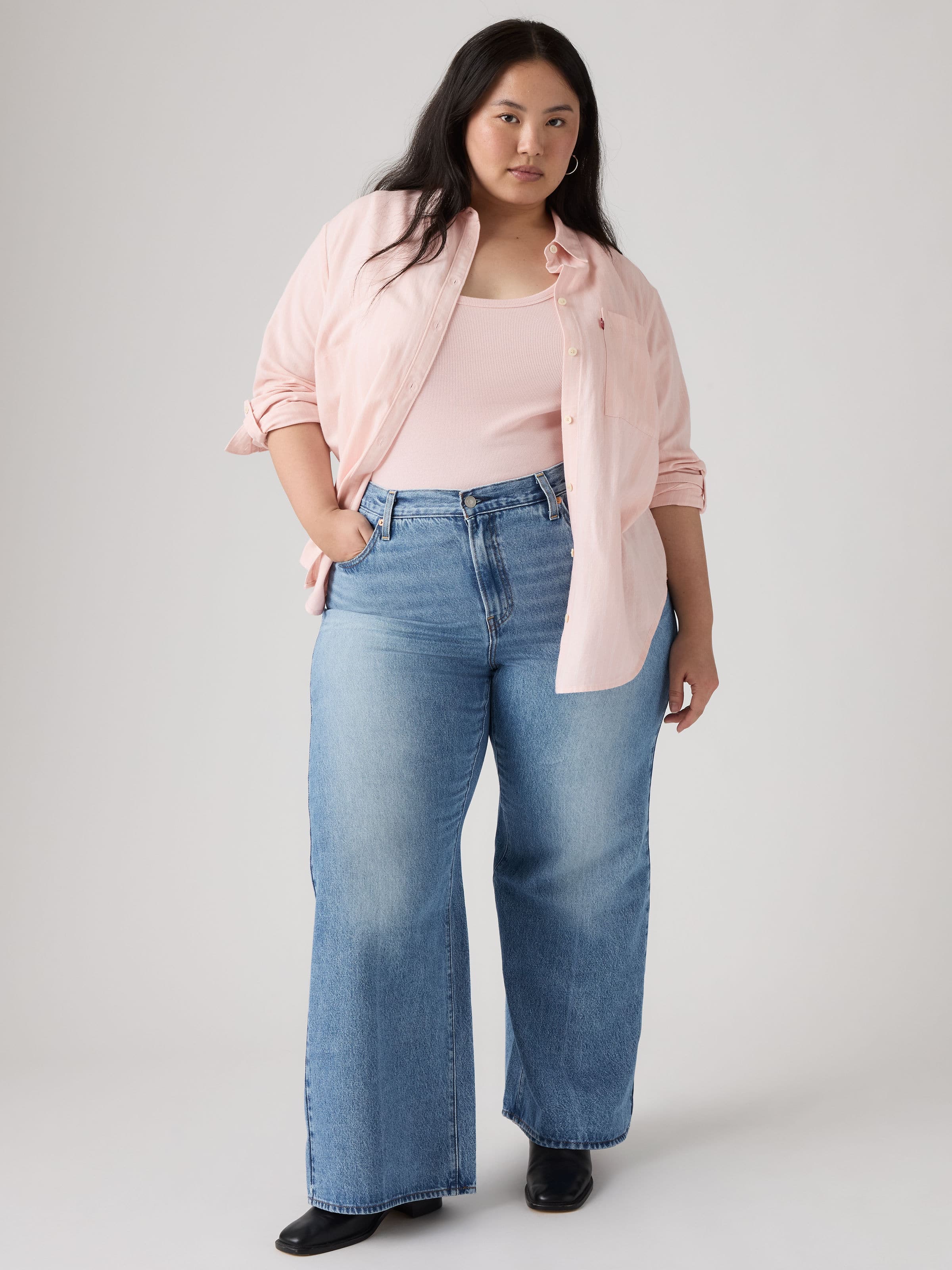 Curve Ribcage Wide Leg In Not The Same