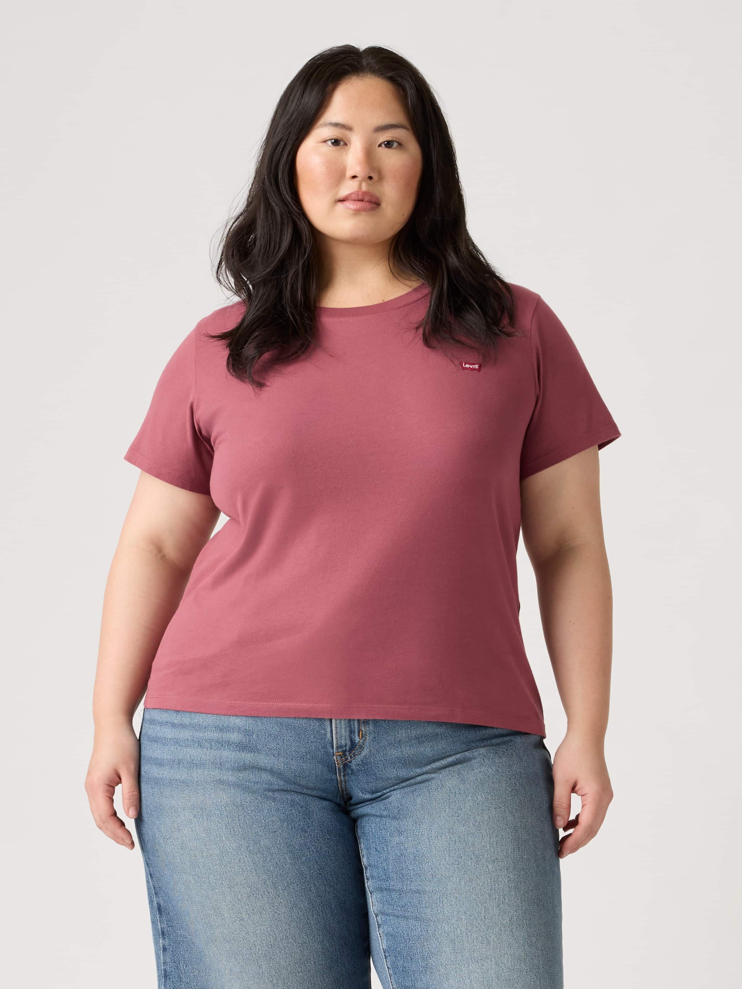 Curve Perfect Hm Tee In Crushed Berry