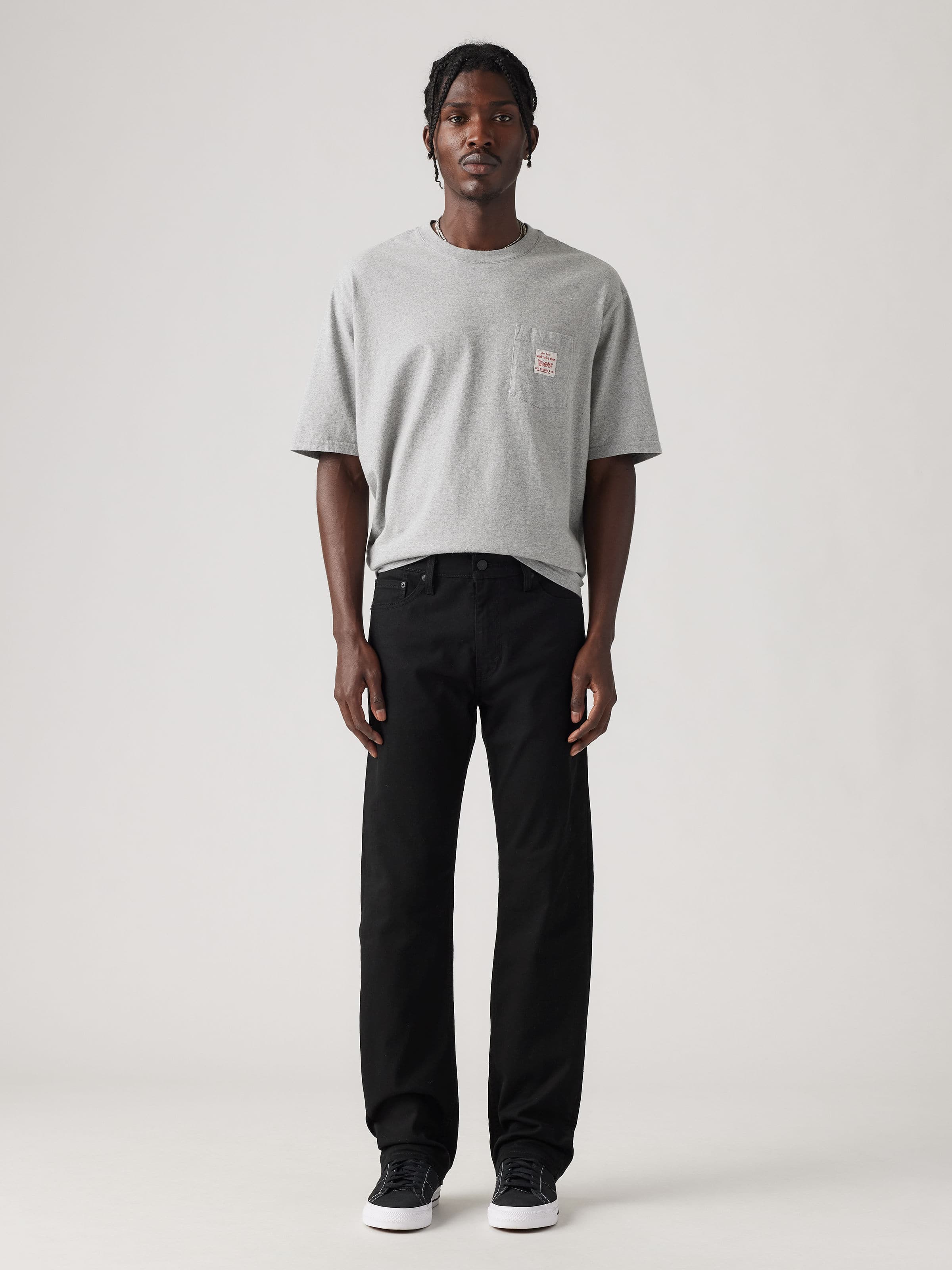 513 Slim Straight In Jet Black