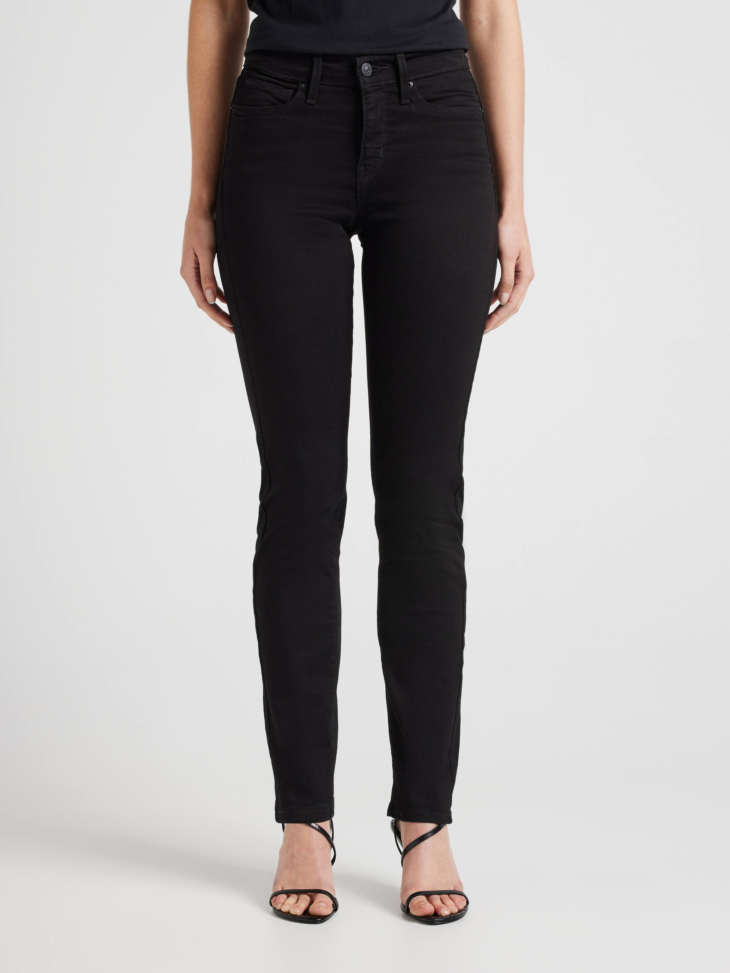 312 Shaping Slim Jeans In Soft Black