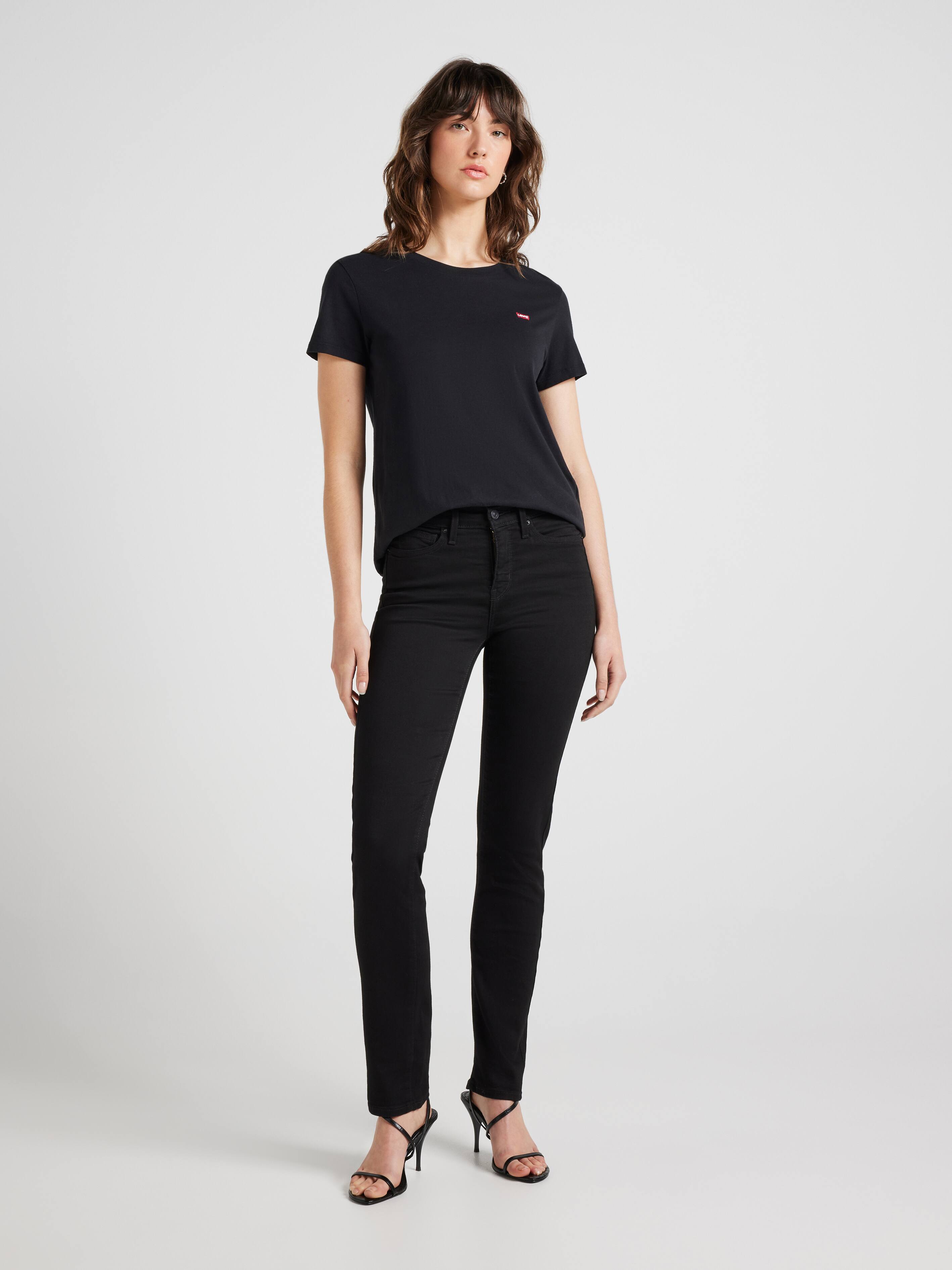 312 Shaping Slim Jeans In Soft Black