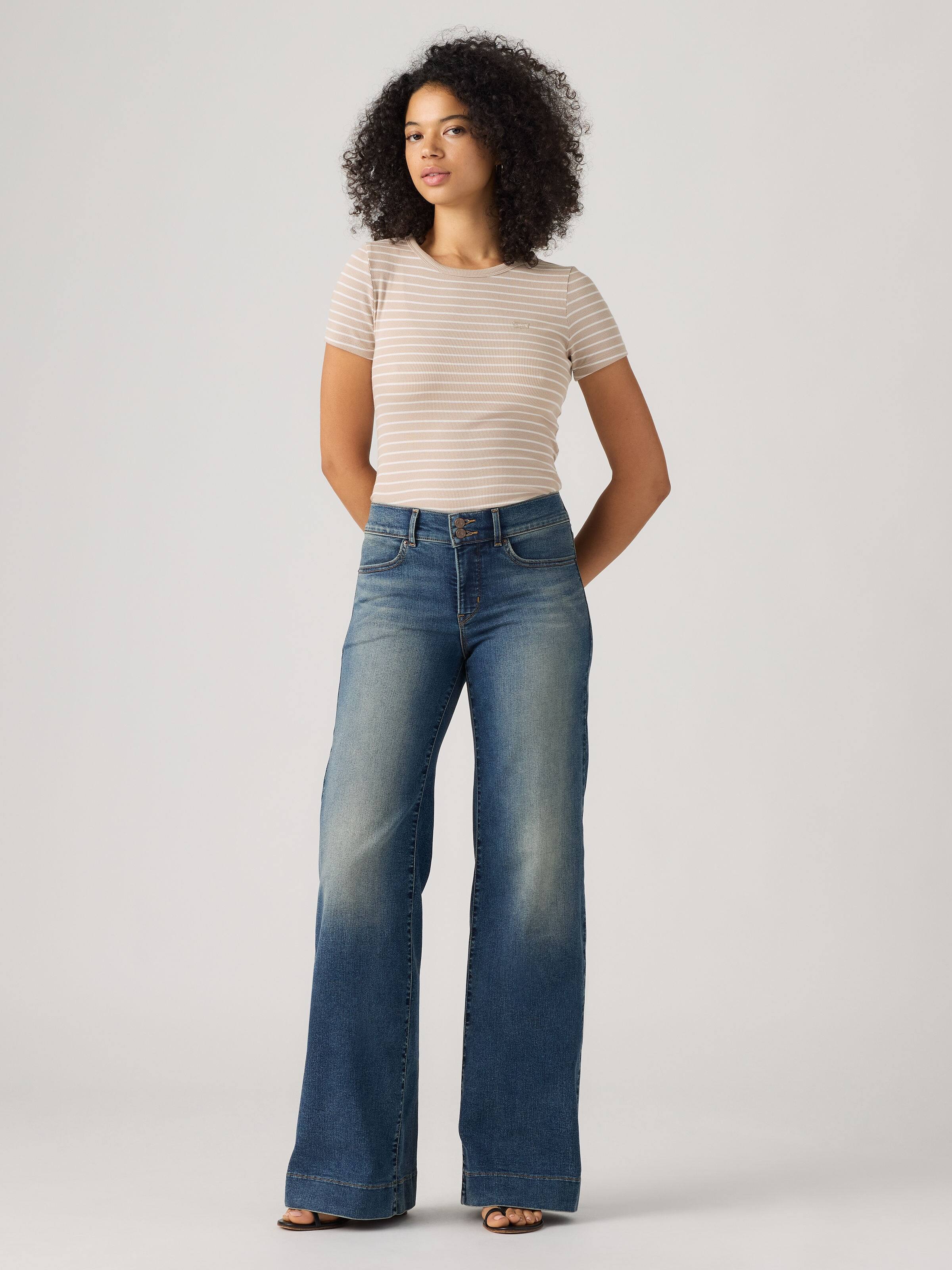 318 Tailored Wide Leg In Leaving Late