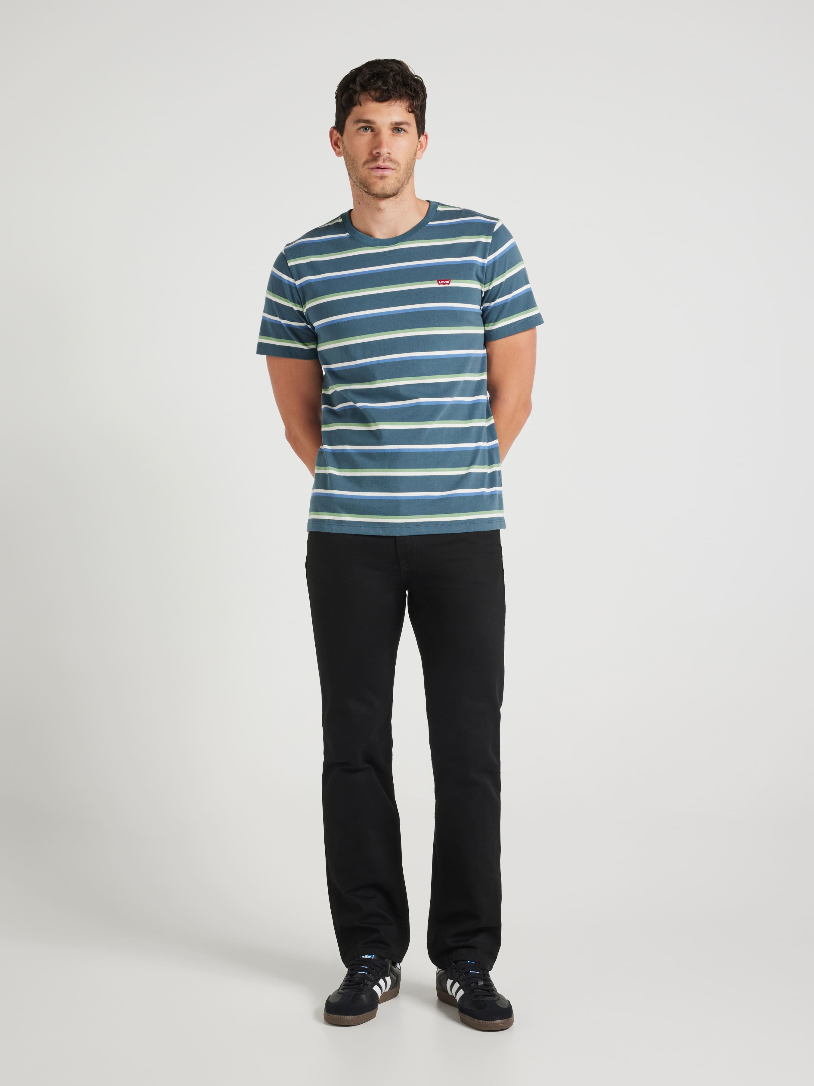 Original Hm Tee In Stan Stripe Dark Slate