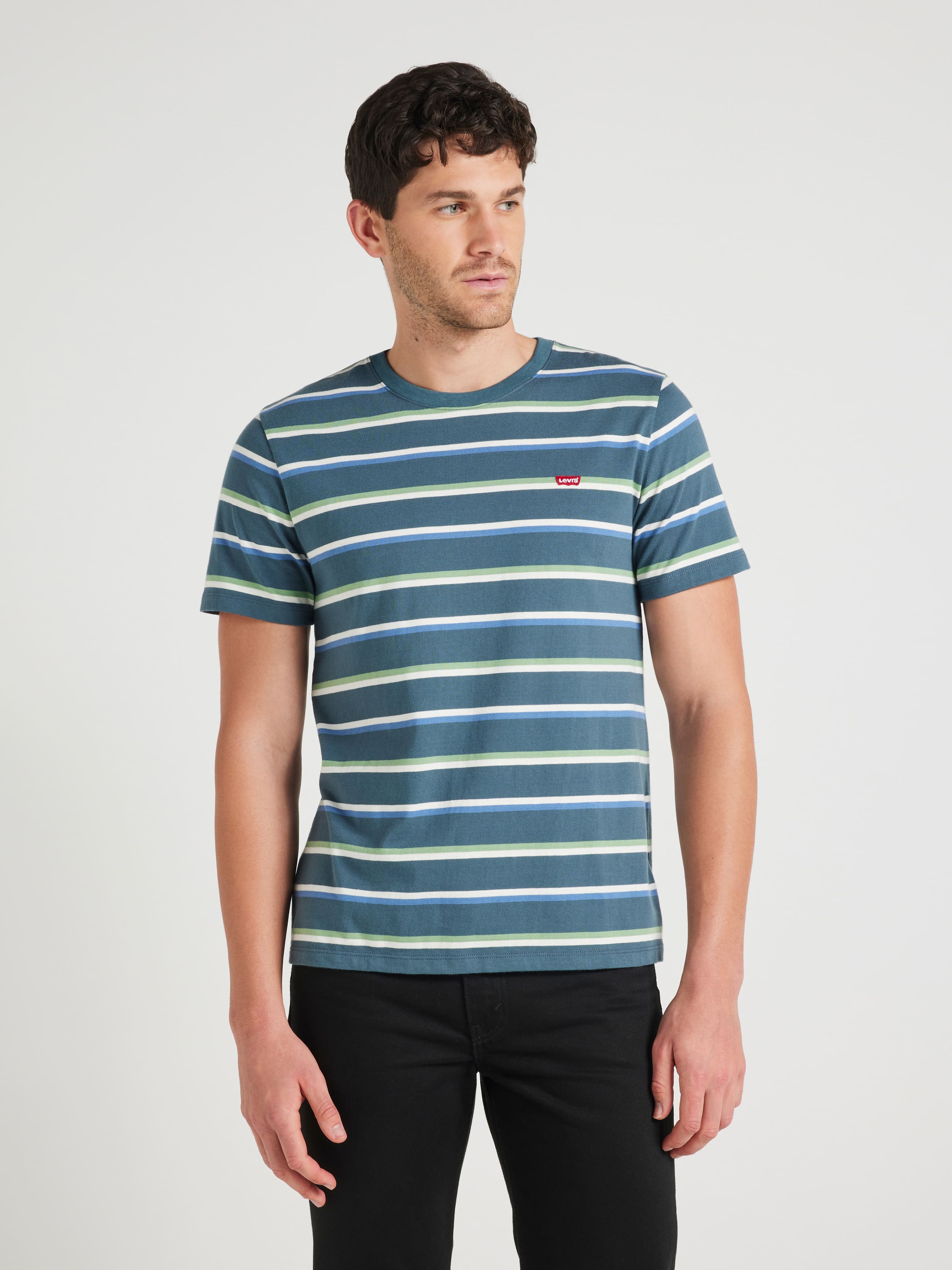 Original Hm Tee In Stan Stripe Dark Slate