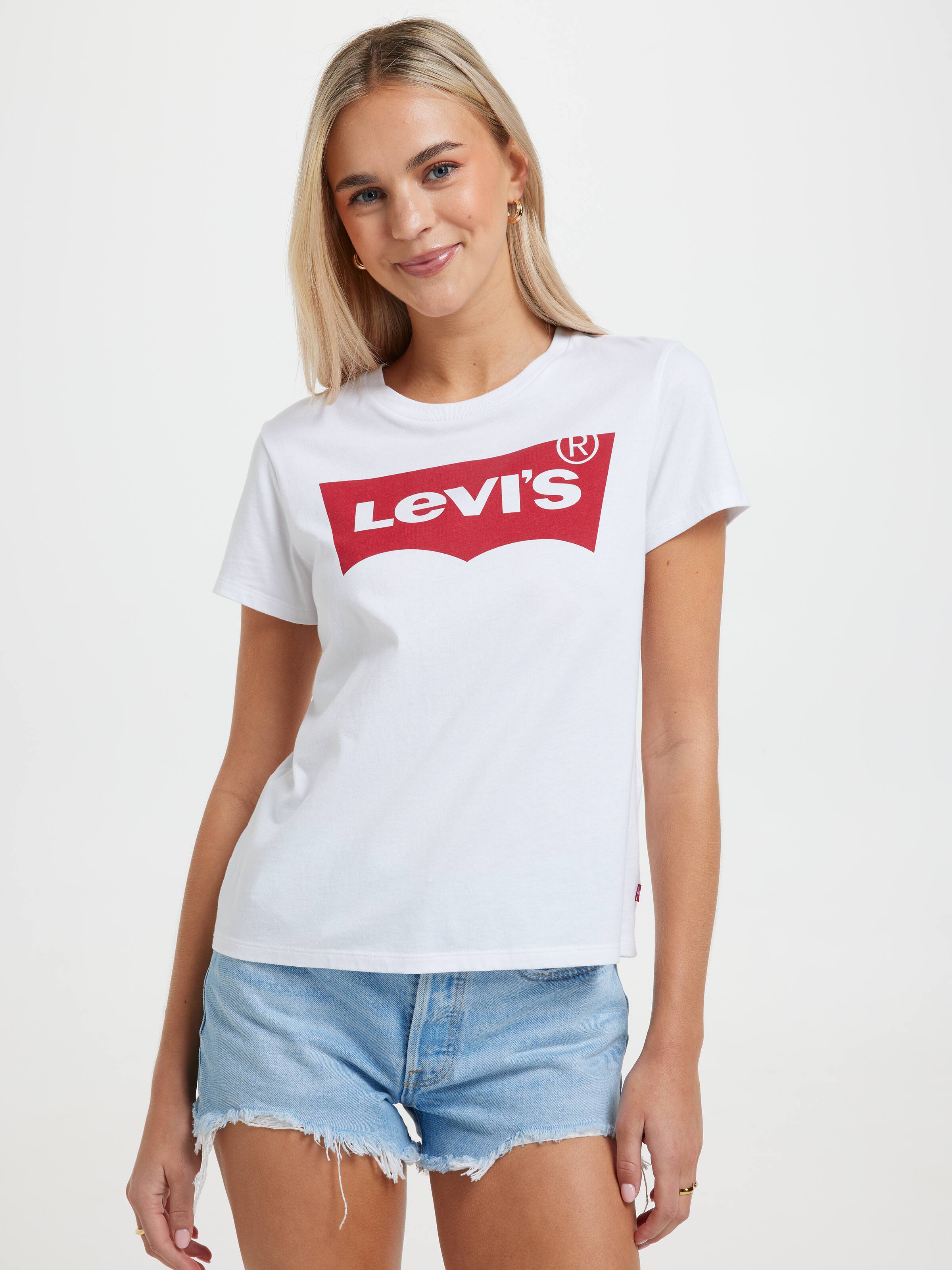 Perfect Batwing Tee In White
