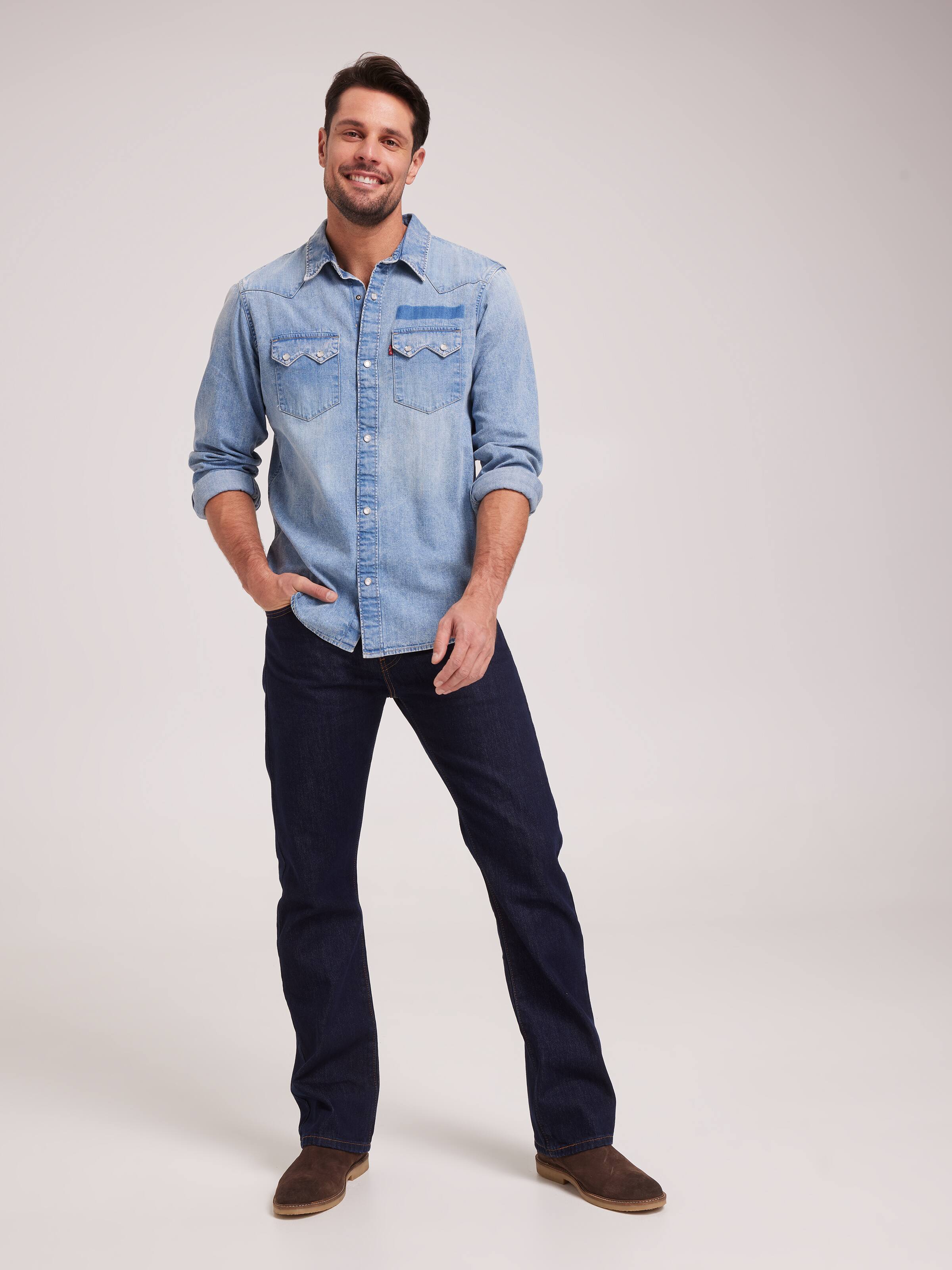 517 Bootcut In Rinse