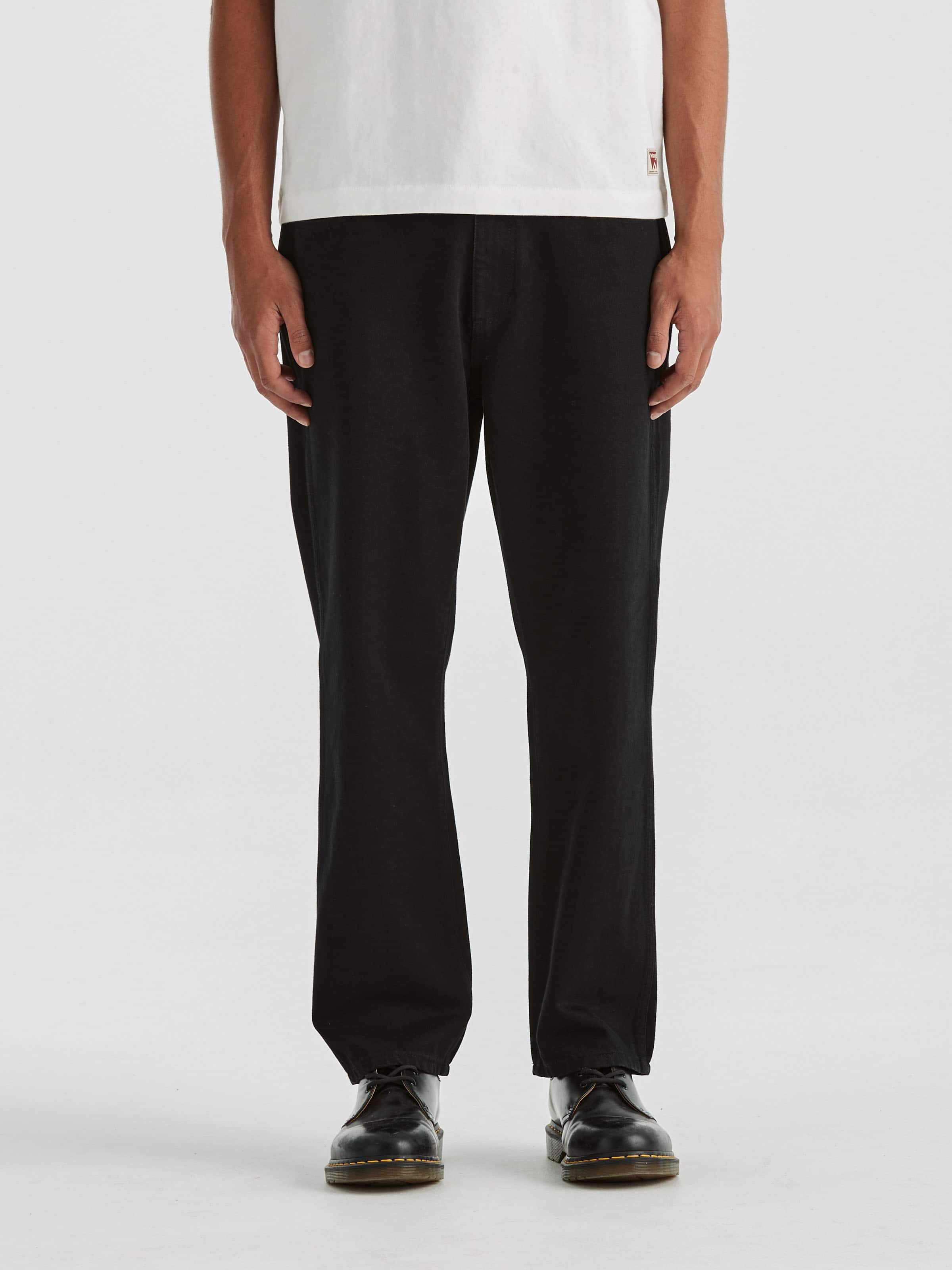 Slacker Jean In Steele Black