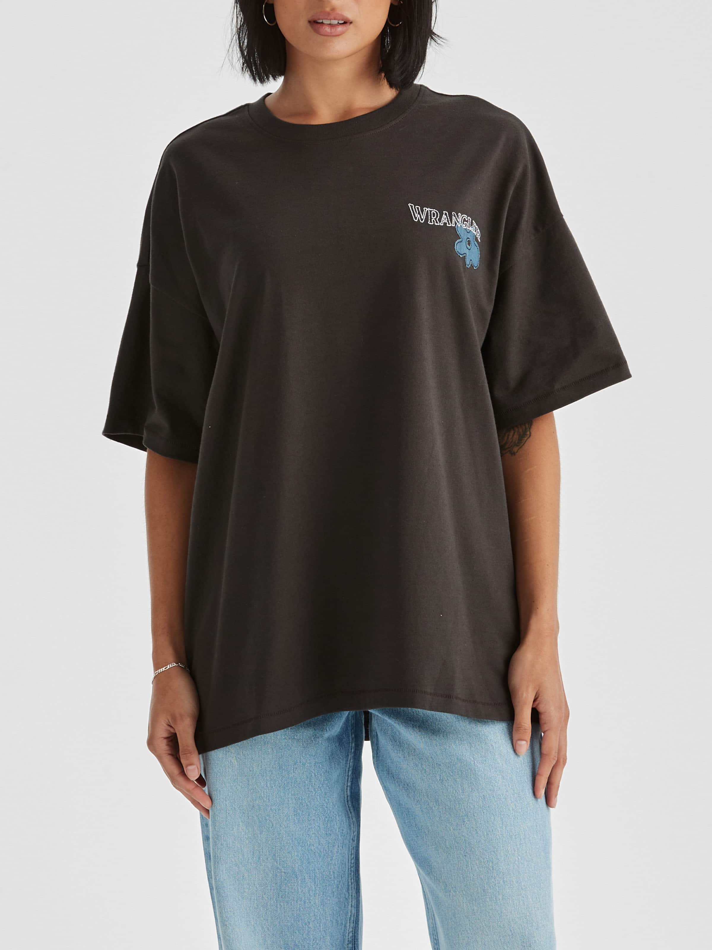 Denim Daizie Boxy Slouch Tee