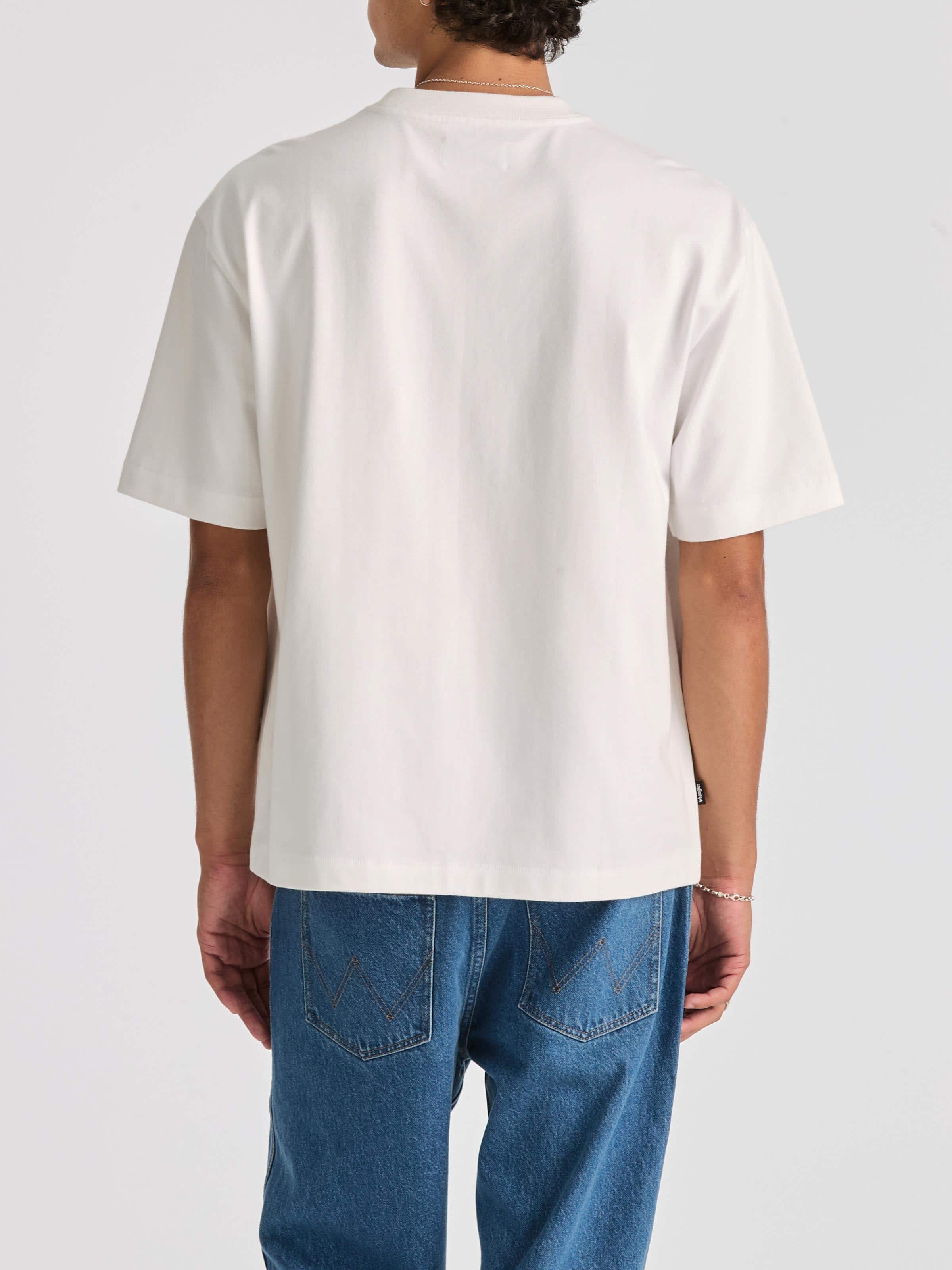 Scratch Boxcar Tee In White