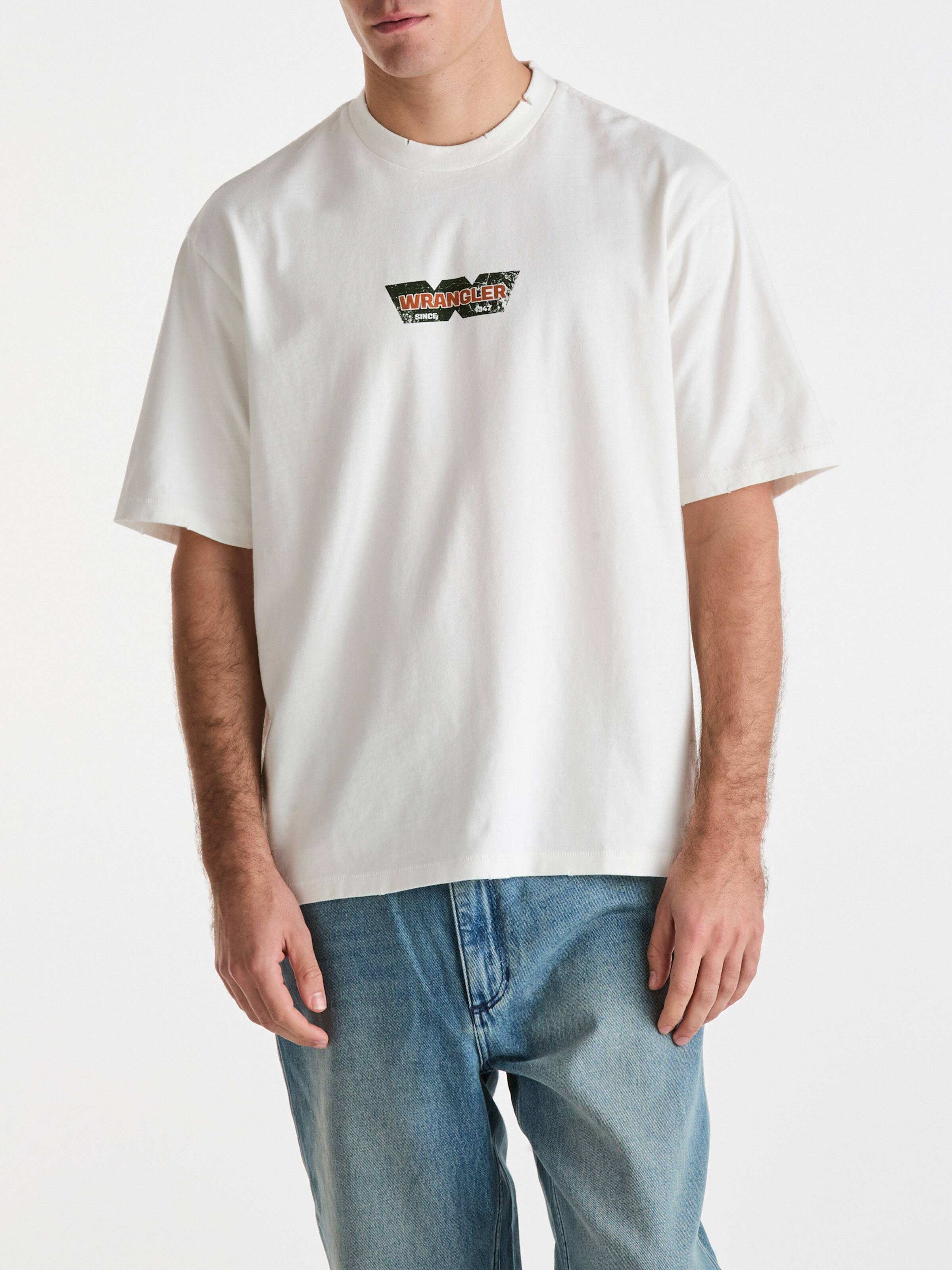 Durable Slack Tee In White
