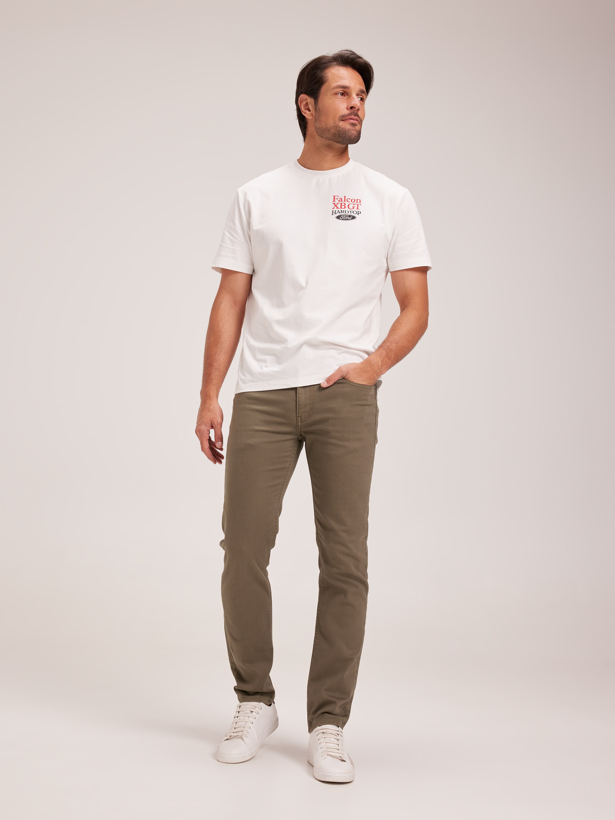 Stretch Regular Straight Leg Jean