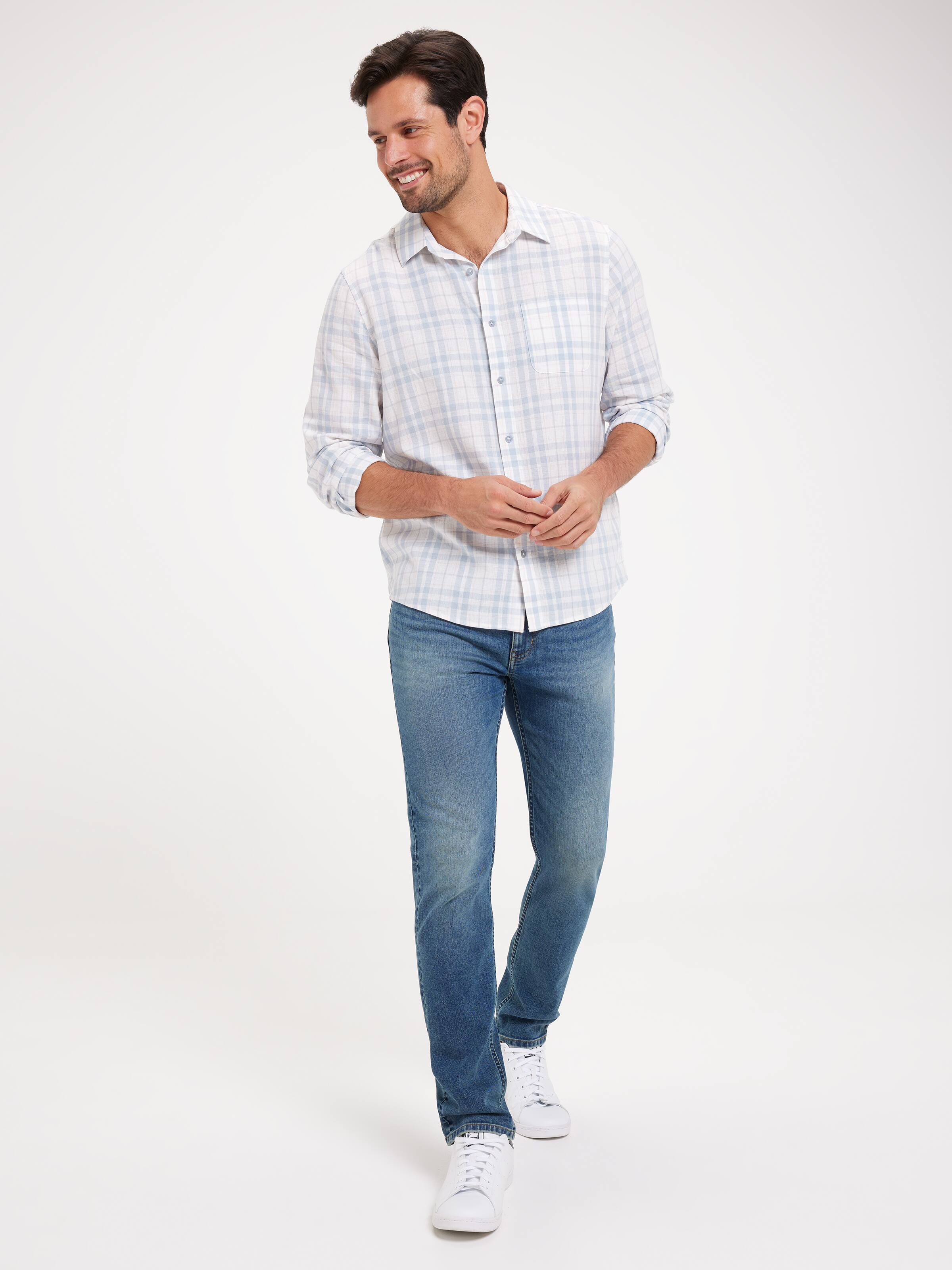 Stretch Regular Straight Leg Jean