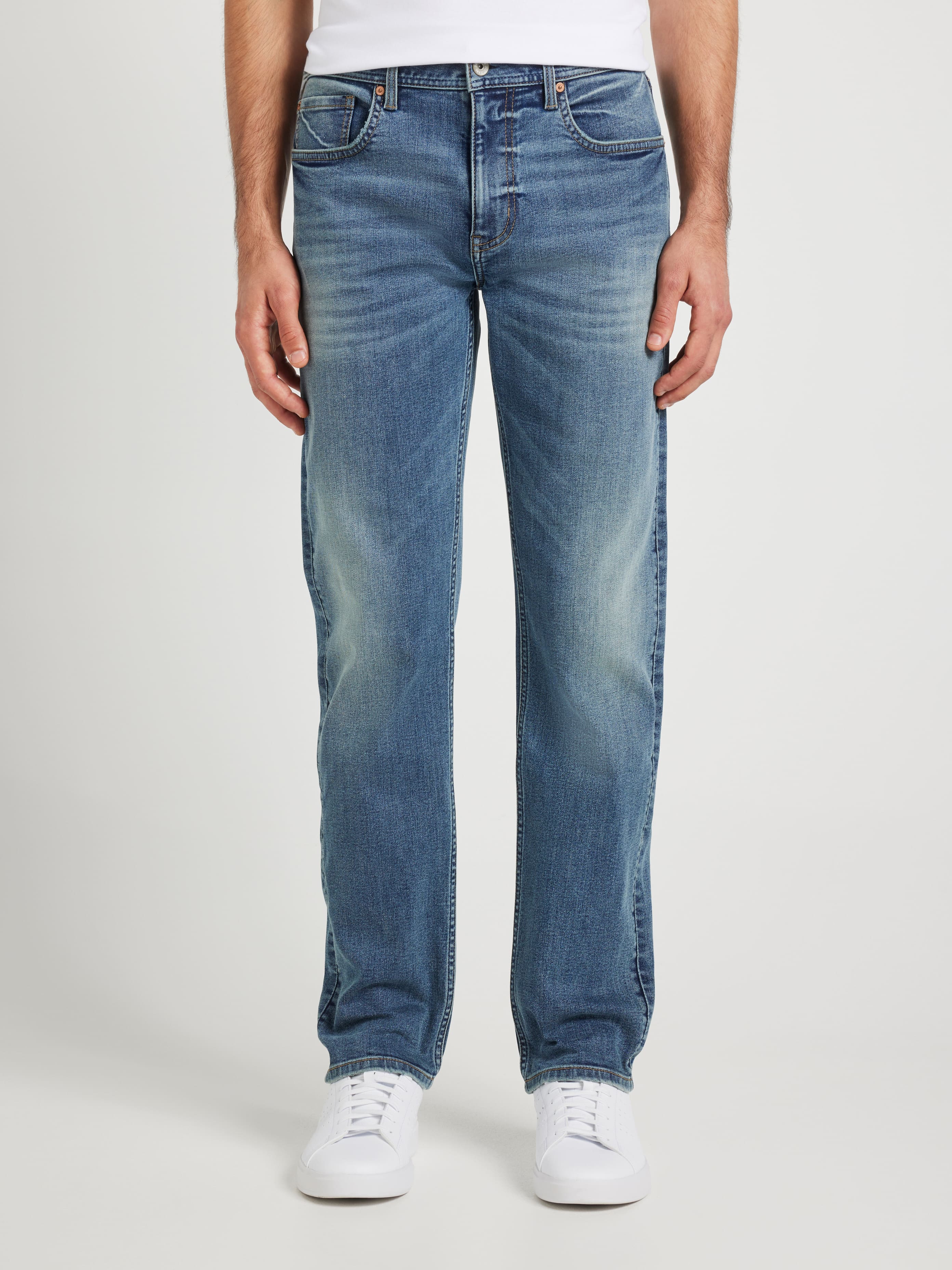 Stretch Regular Straight Leg Jean