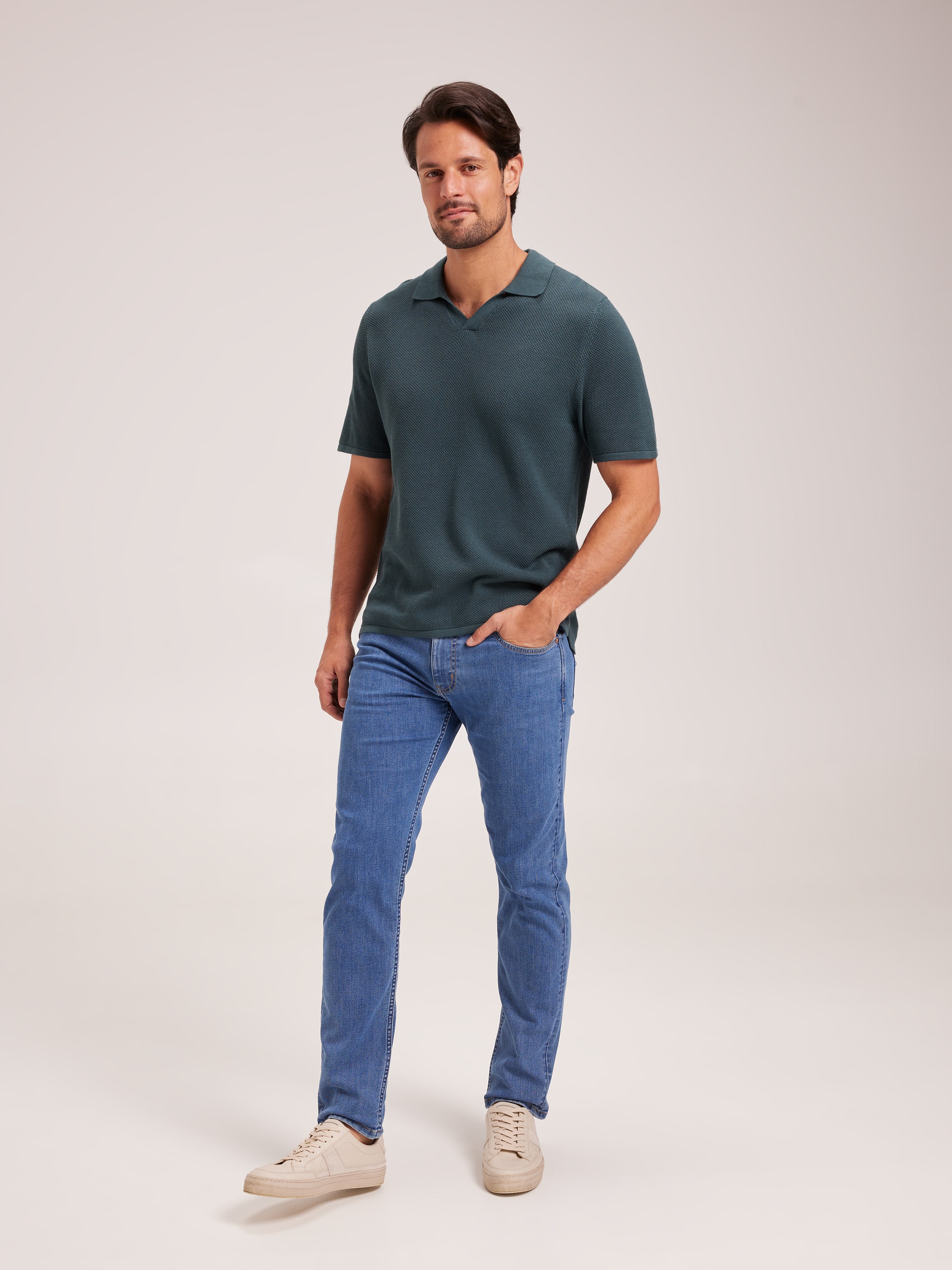 Stretch Regular Straight Leg Jean