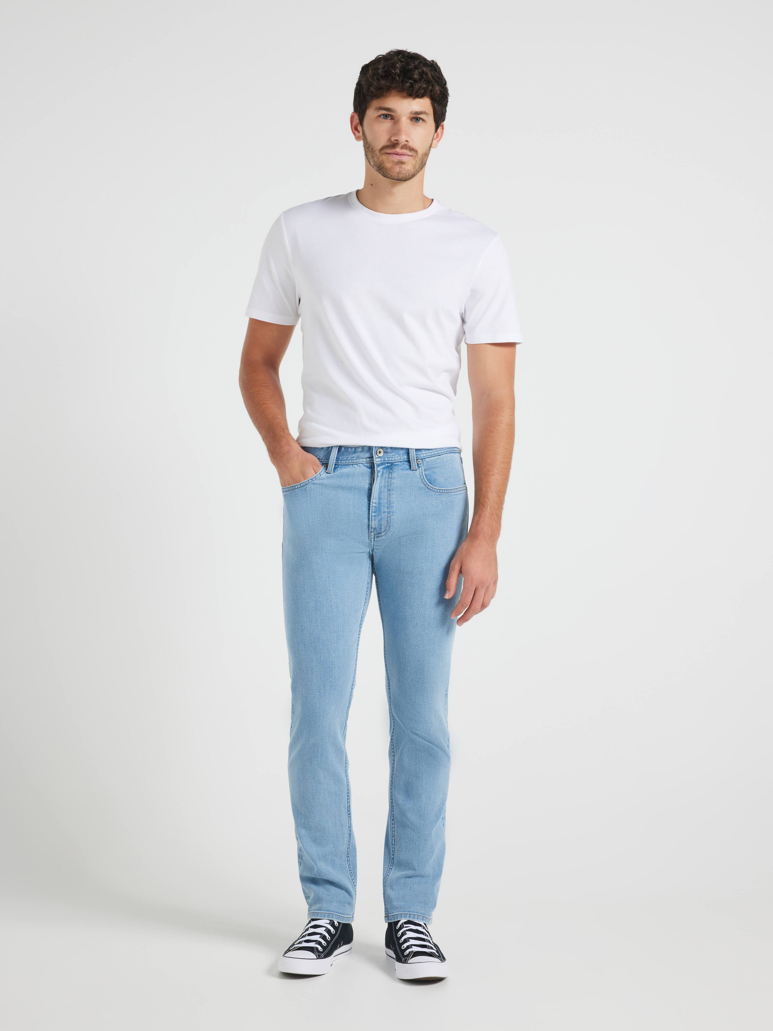 Stretch Regular Straight Leg Jean