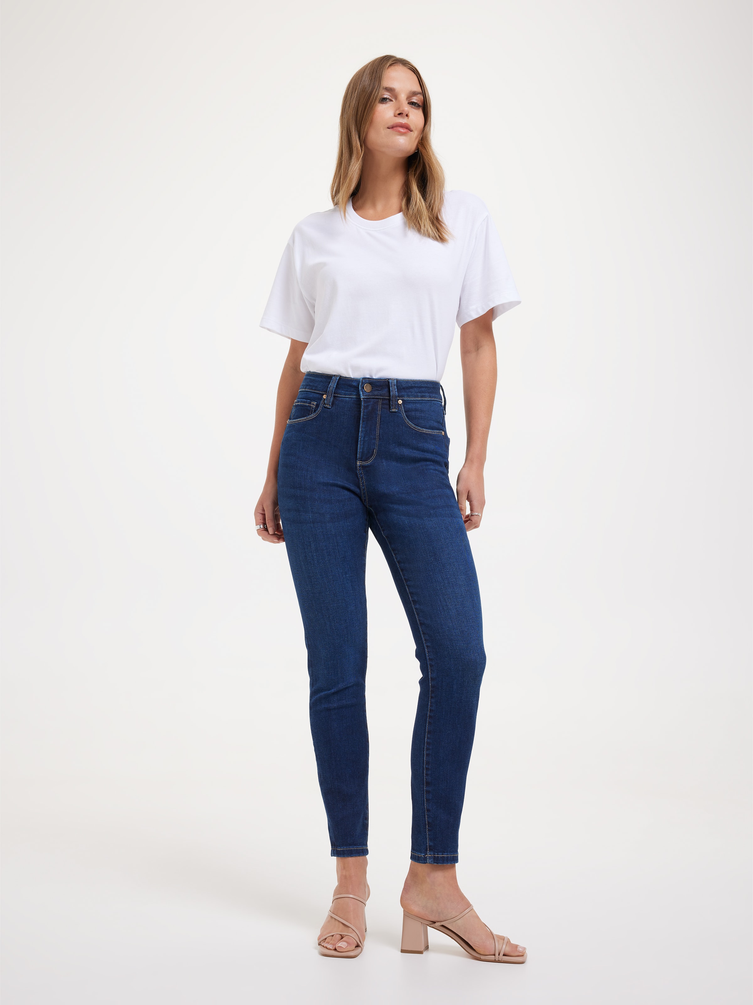 Reformed High Rise Skinny Ankle Jean
