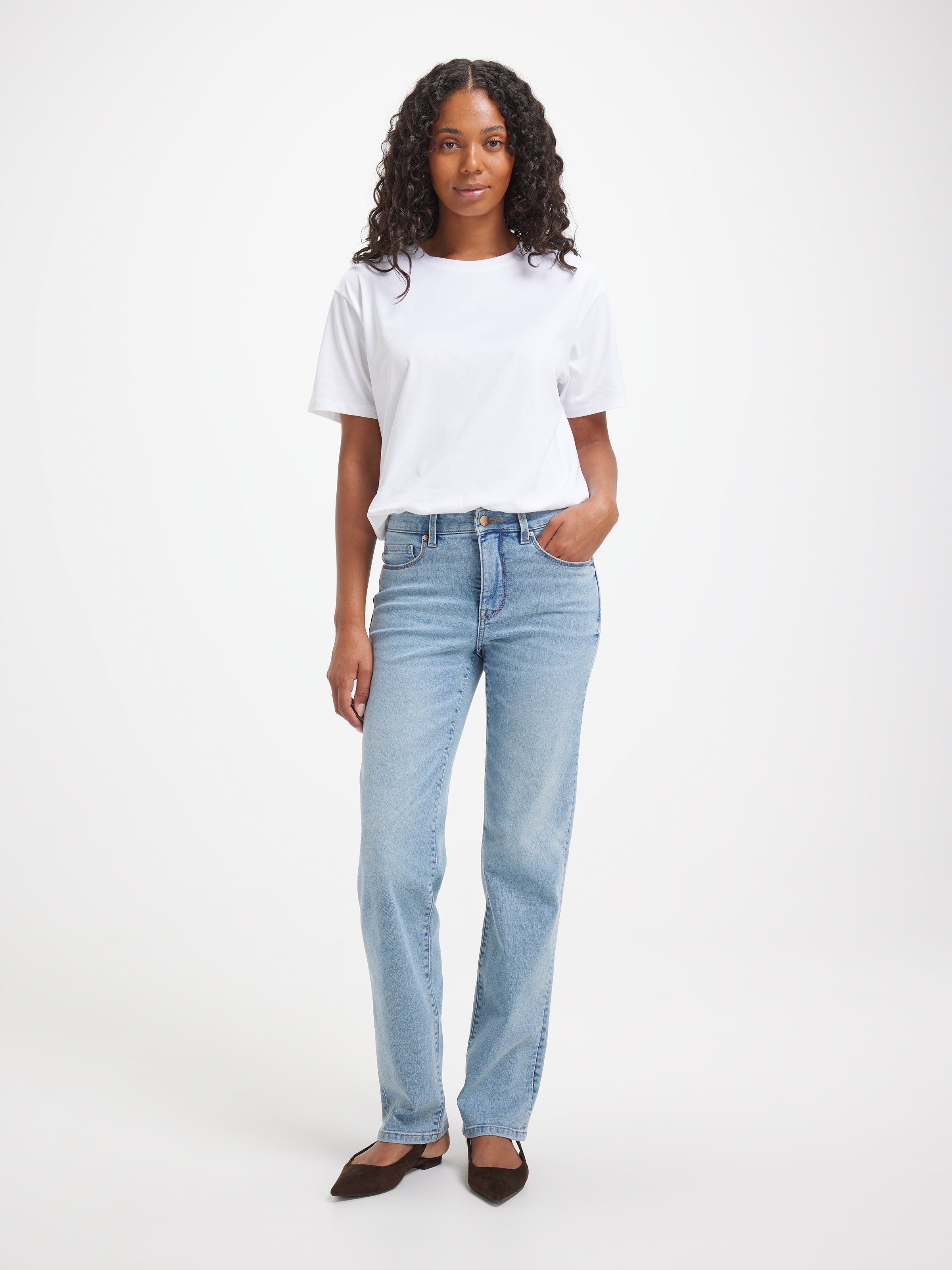 Reformed High Rise Straight Jean